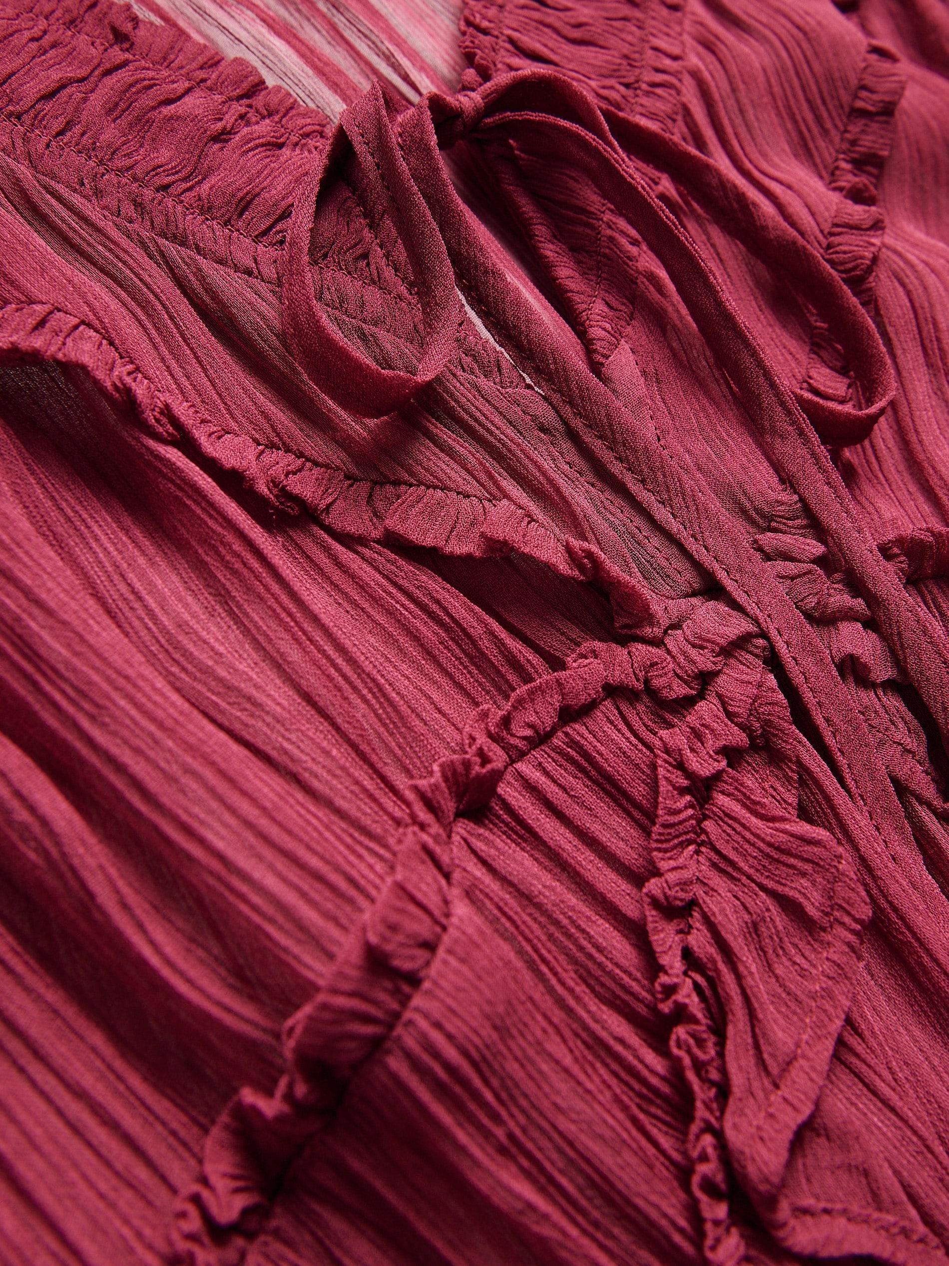 بلوزة كشكشة بنفسجي, Purple, large image number 5