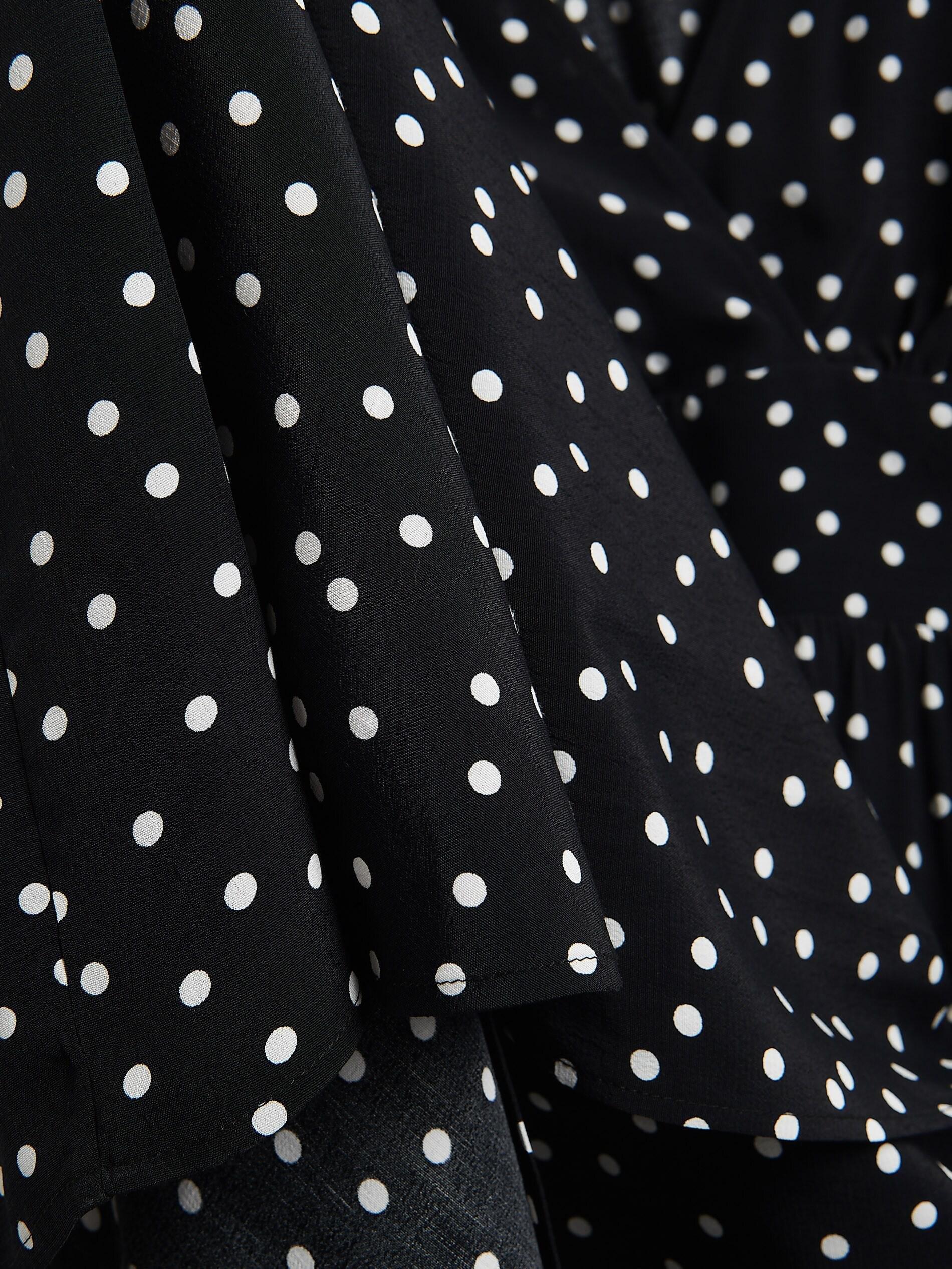 Black Viscose Dress, Black, large image number 5