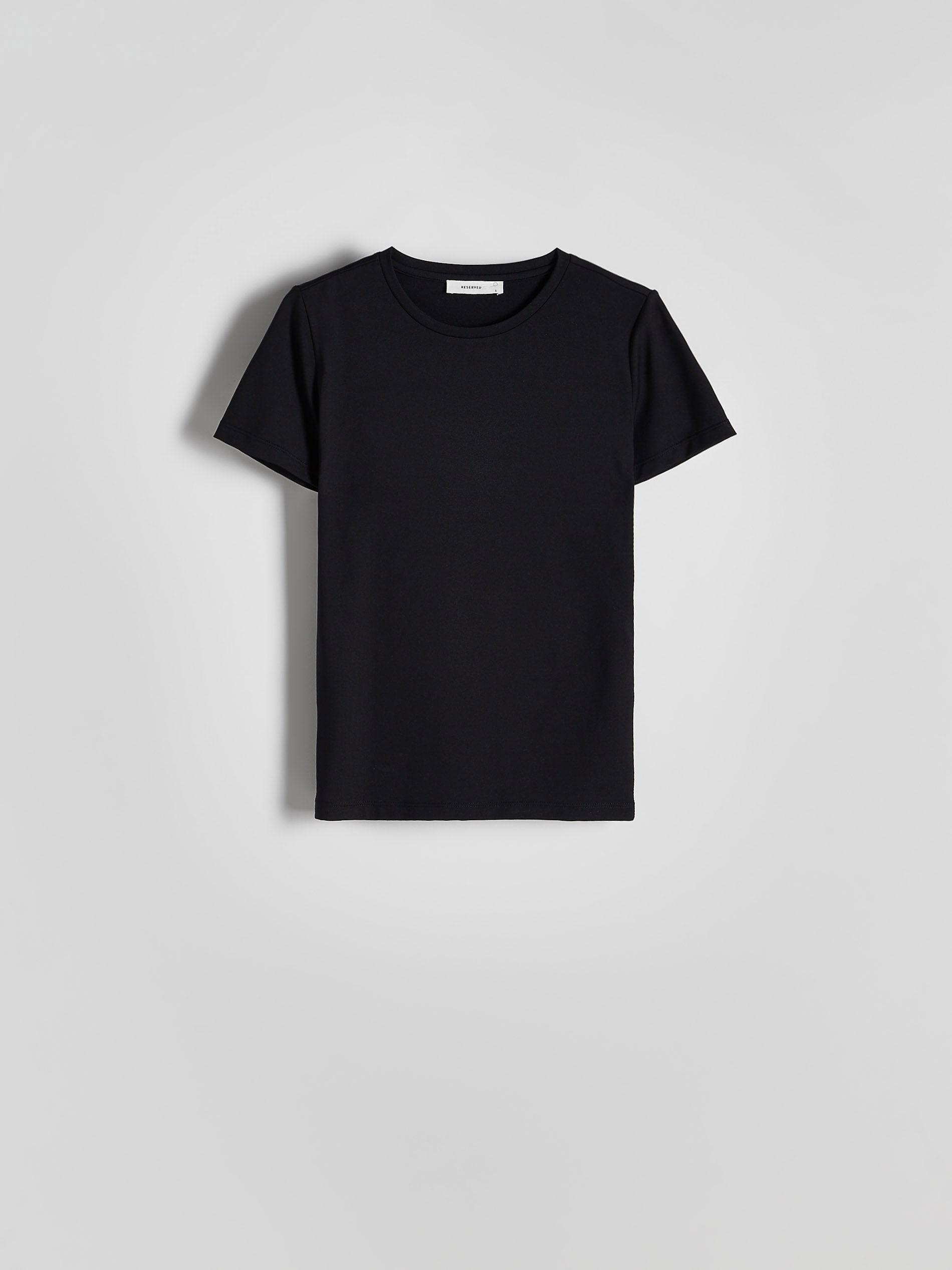 Black Jersey T-Shirt, Black, large image number 3