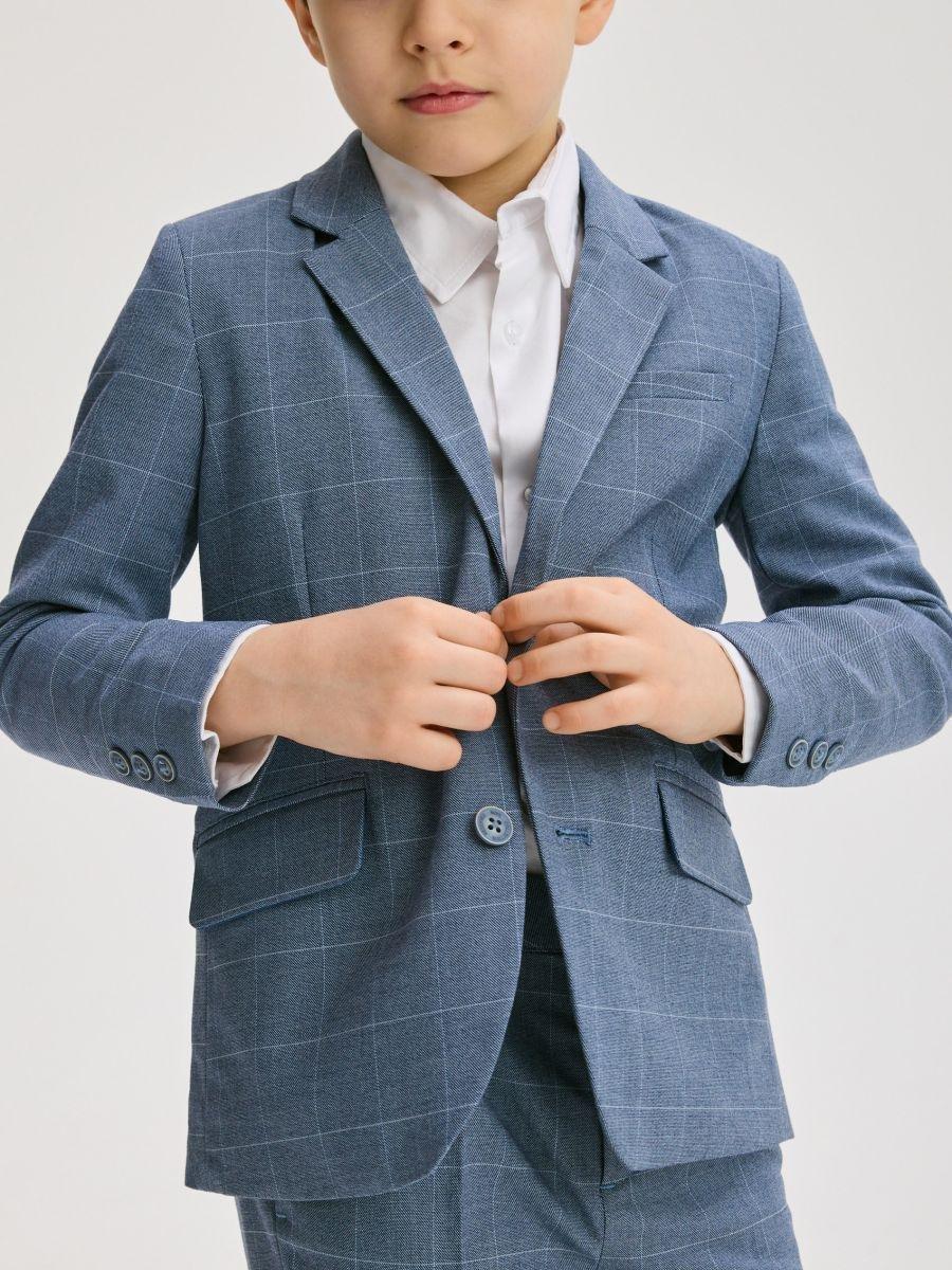 Blue Jacket With Added Viscose, , large image number 1
