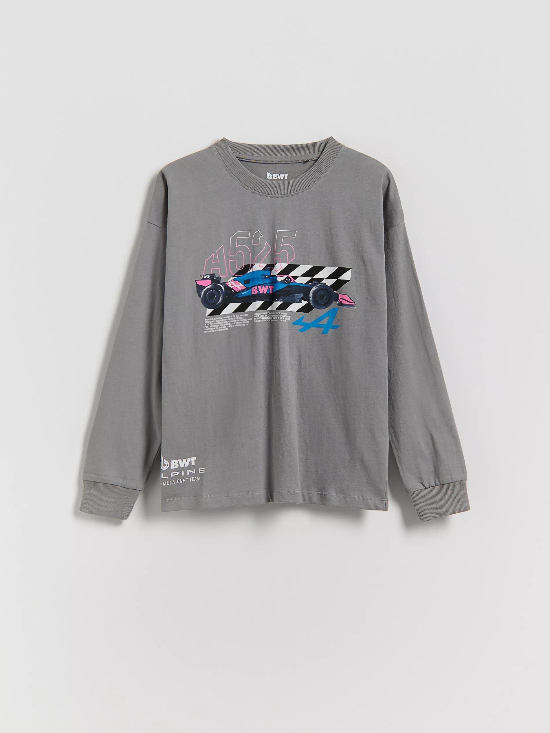 Grey Team Alpine F1 Longsleeve, Grey, large image number 0