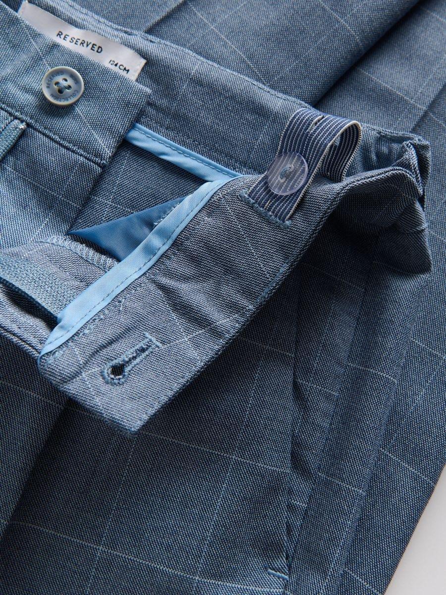 Blue Regular, Elegant Trousers, , large image number 2