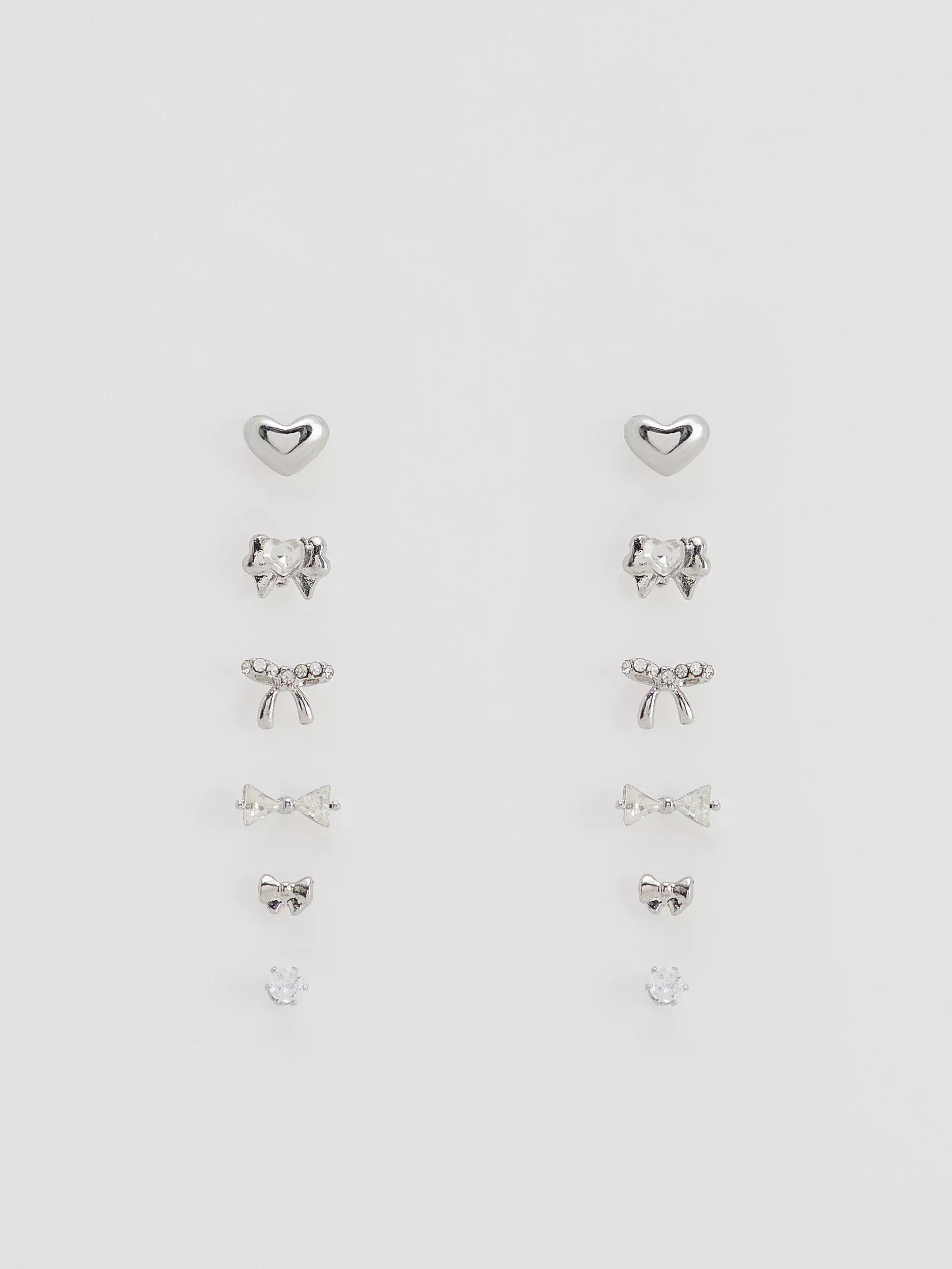 Silver Earrings, Silver, large image number 0
