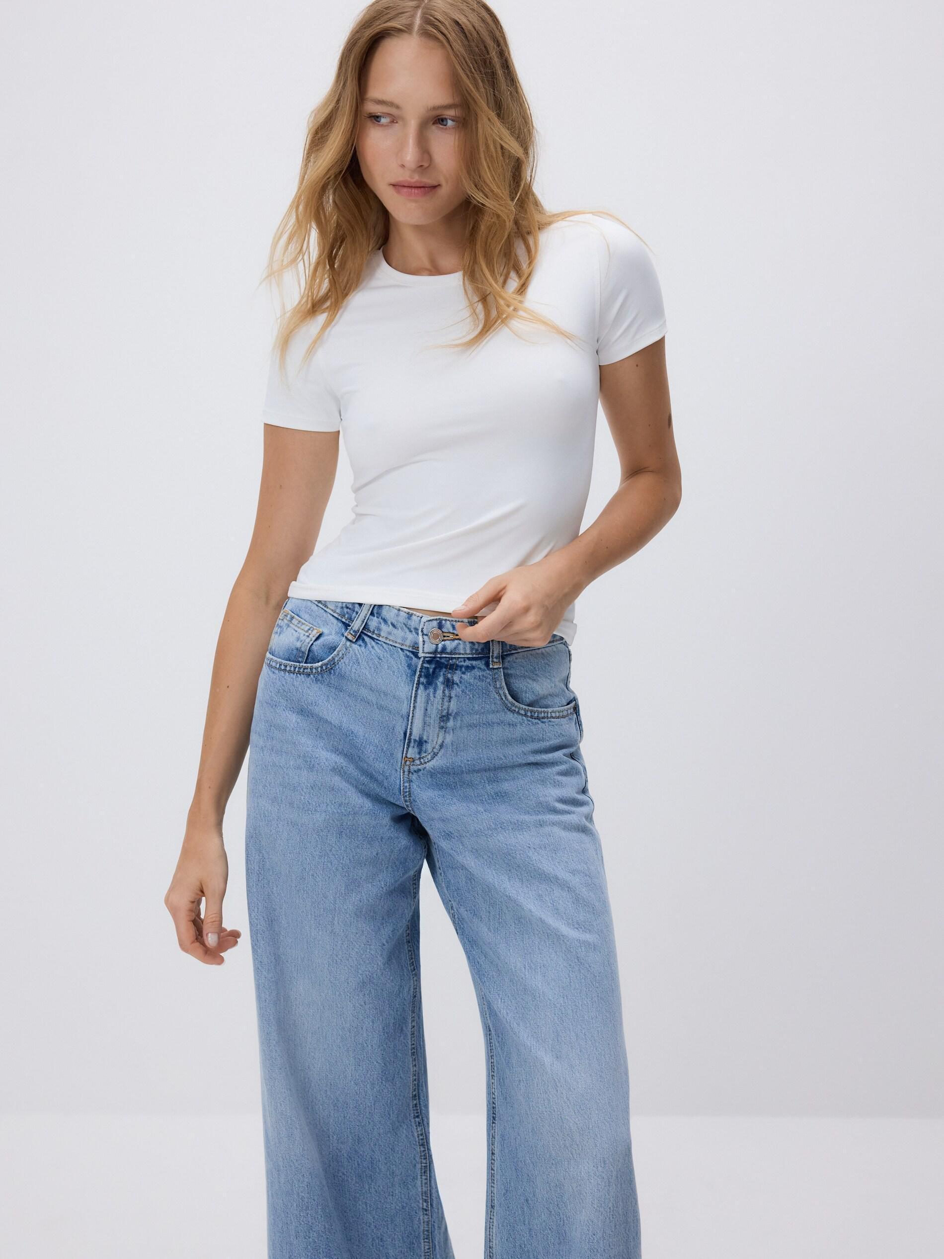 White Plain Regular Fit T-Shirt, White, large image number 0