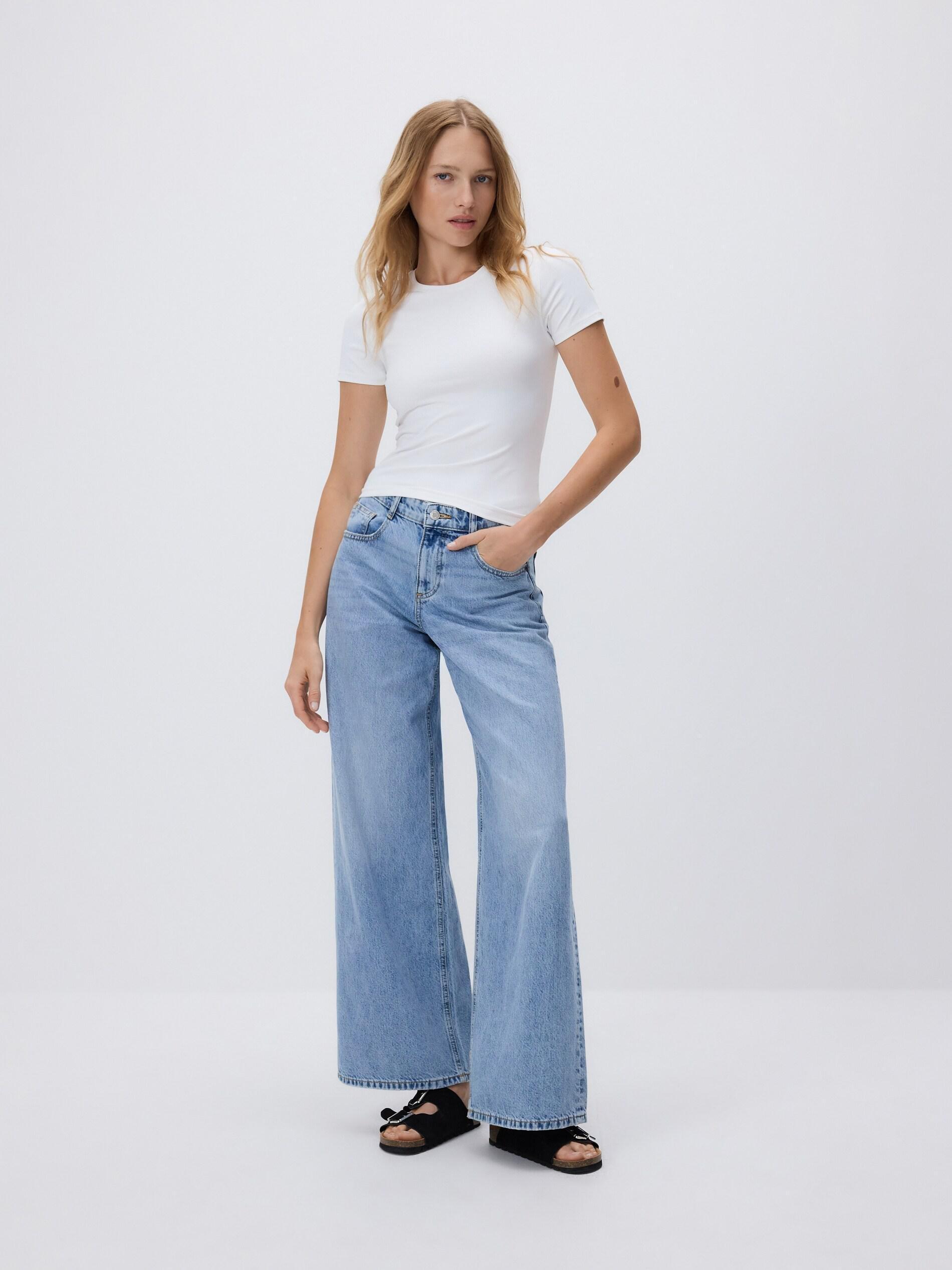 White Plain Regular Fit T-Shirt, White, large image number 1