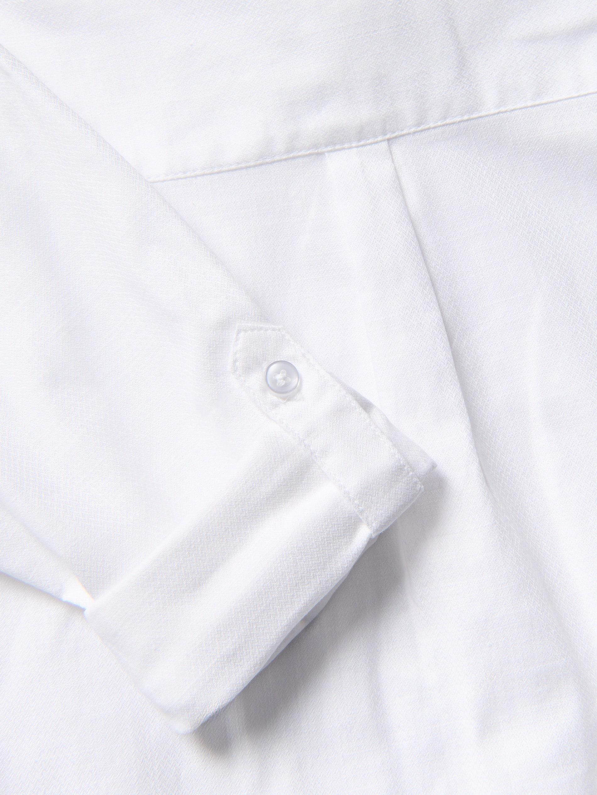White Elegant Set With Bow Tie, White, large image number 5