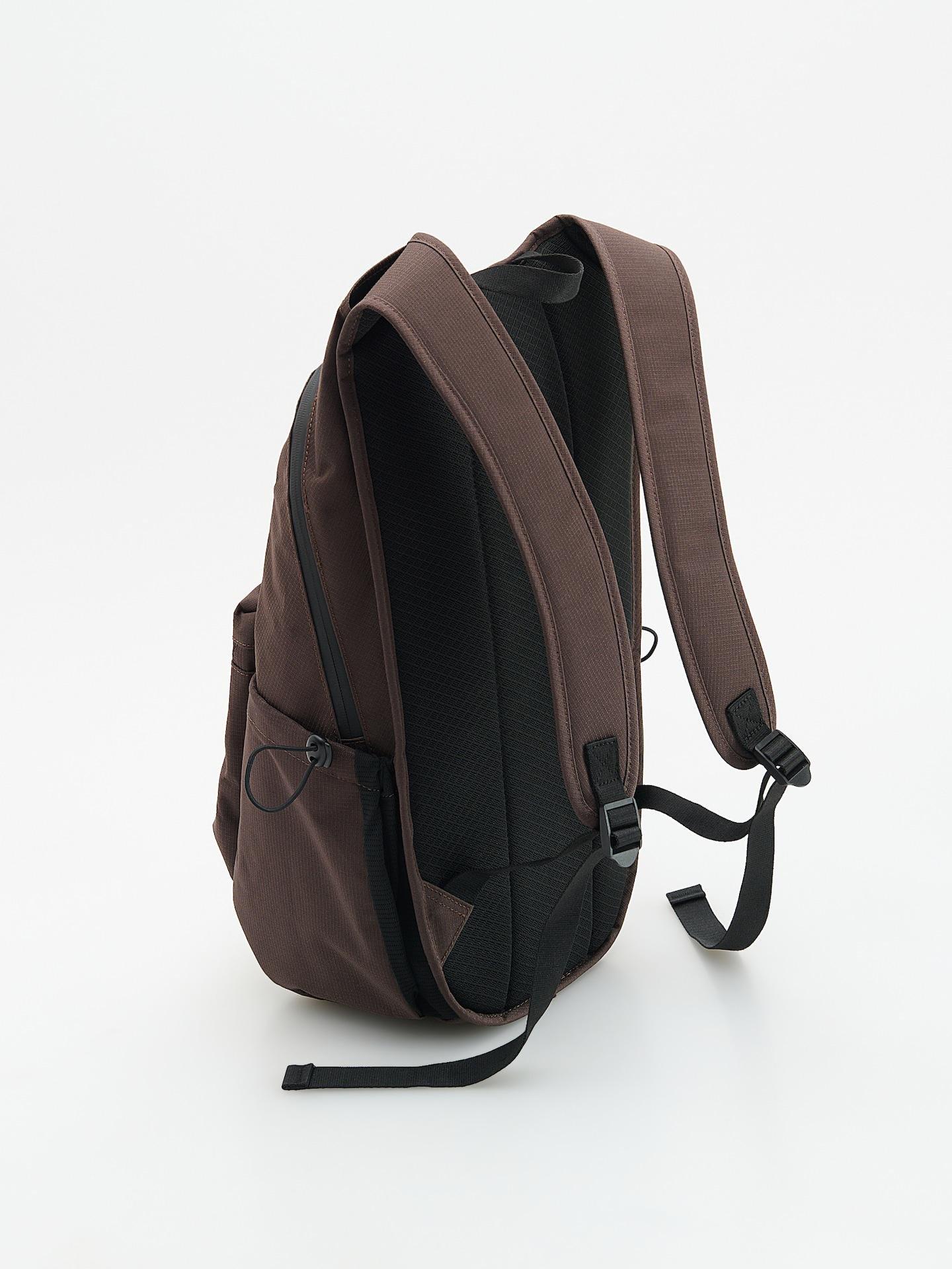 Brown Spacious Backpack With Handle, Brown, large image number 3