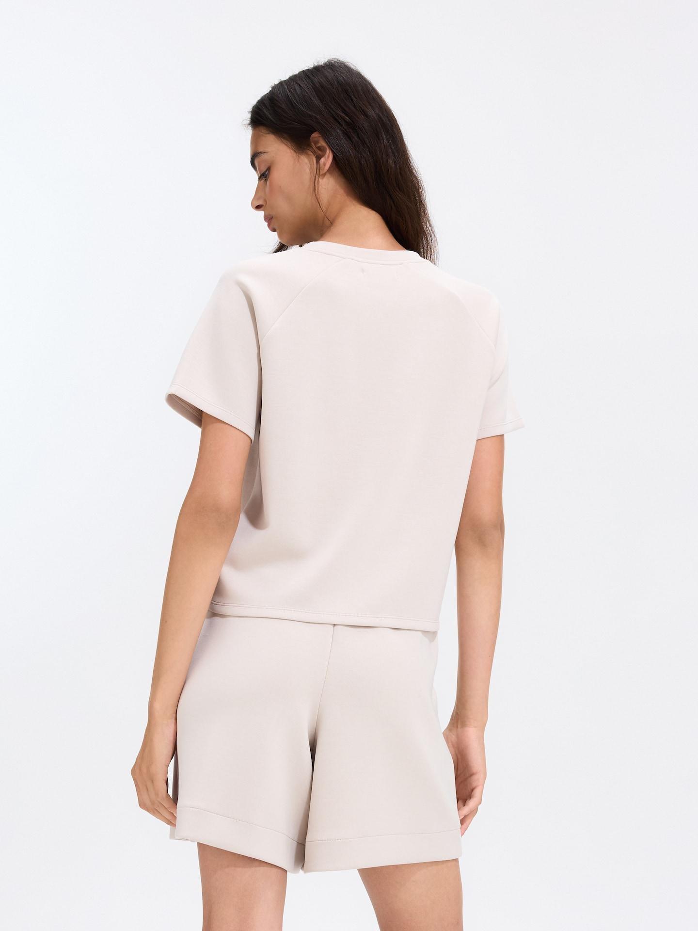 Beige Modal Sweat Shorts, Beige, large image number 1