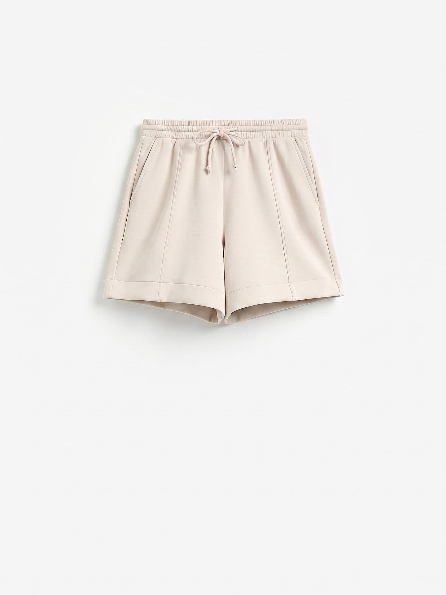 Beige Modal Sweat Shorts, Beige, large image number 2