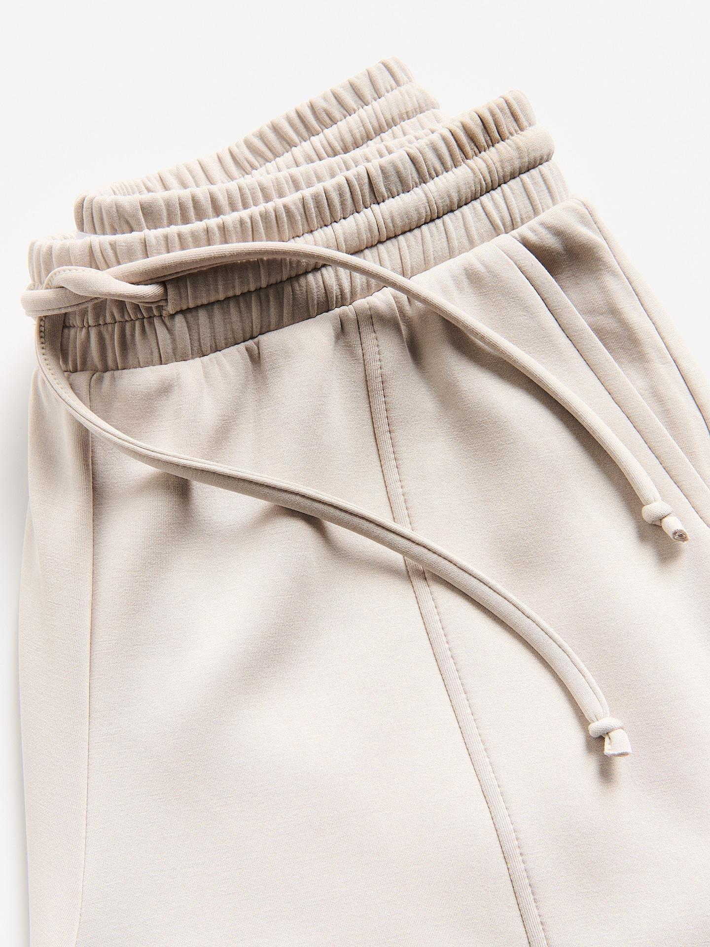 Beige Modal Sweat Shorts, Beige, large image number 3