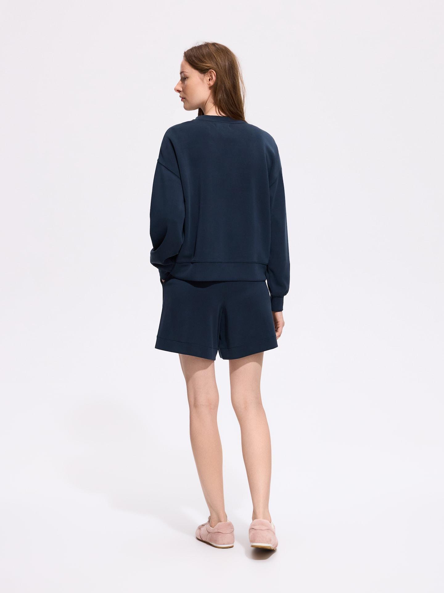 Blue Modal Sweat Shorts, Navy, large image number 3