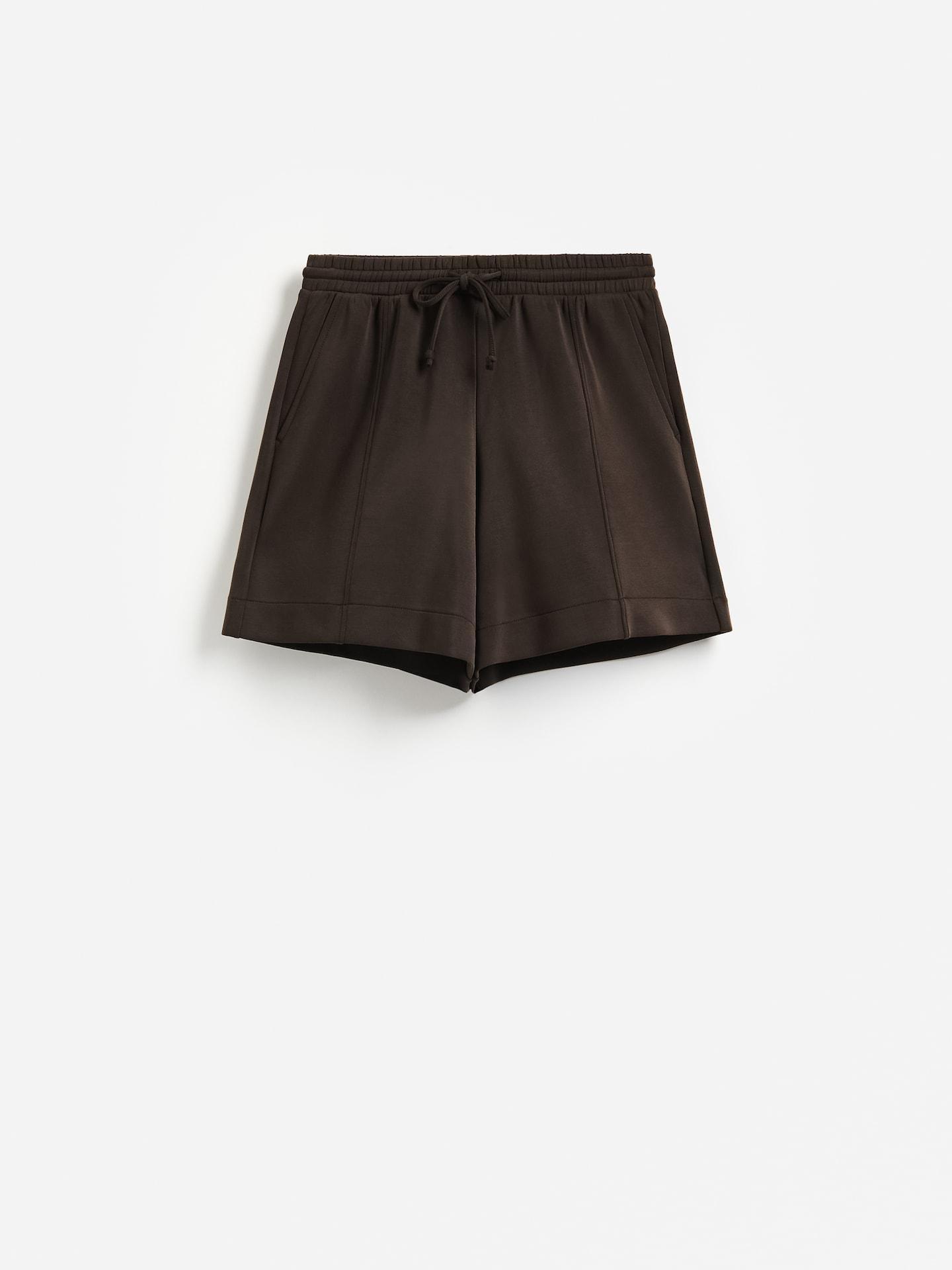 Brown Modal Sweat Shorts, Brown, large image number 3
