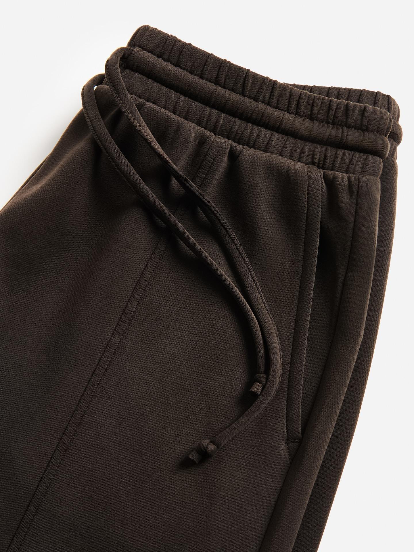 Brown Modal Sweat Shorts, Brown, large image number 4