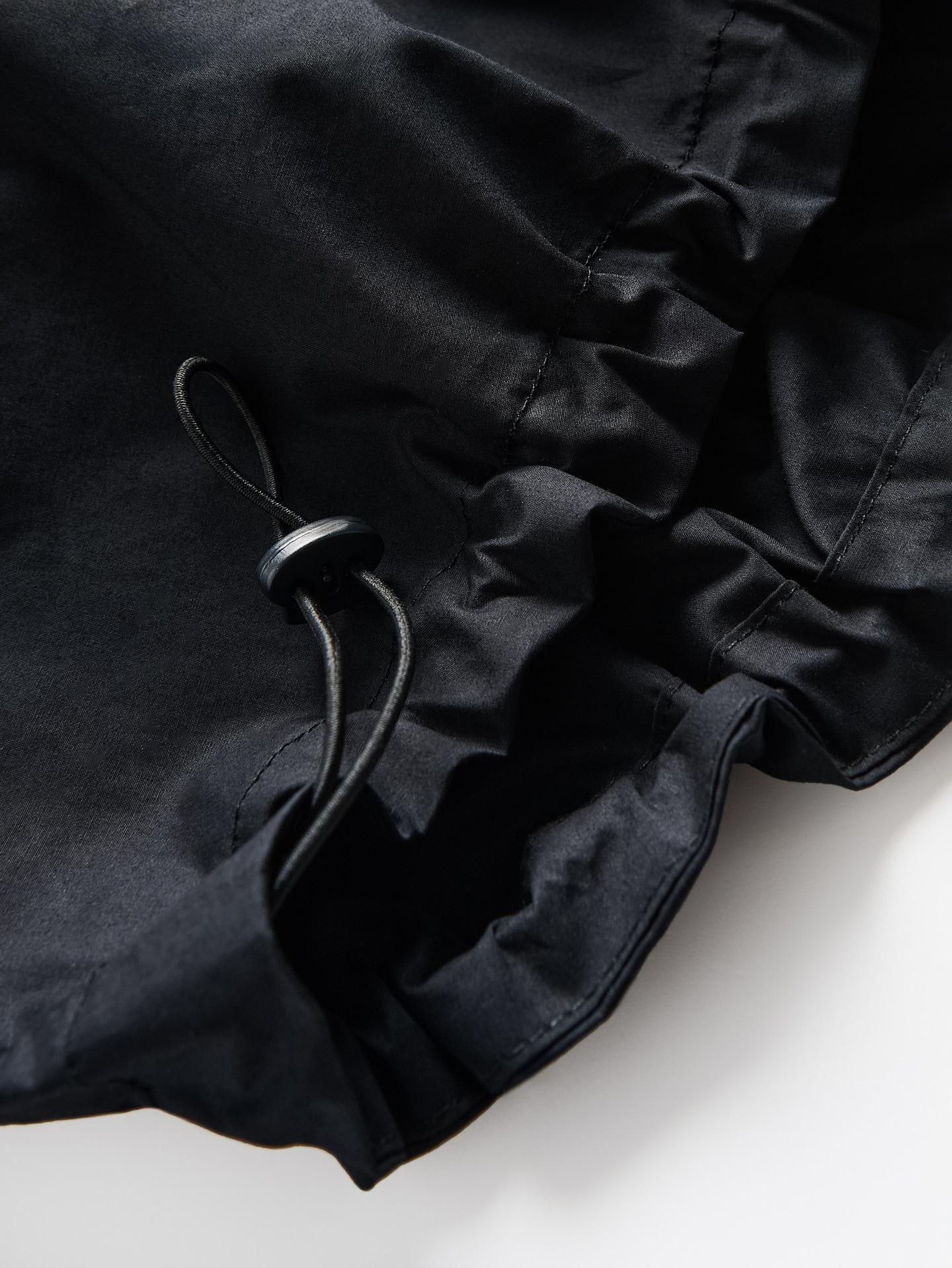 Black Shirt With Decorative Sleeves, Black, large image number 5