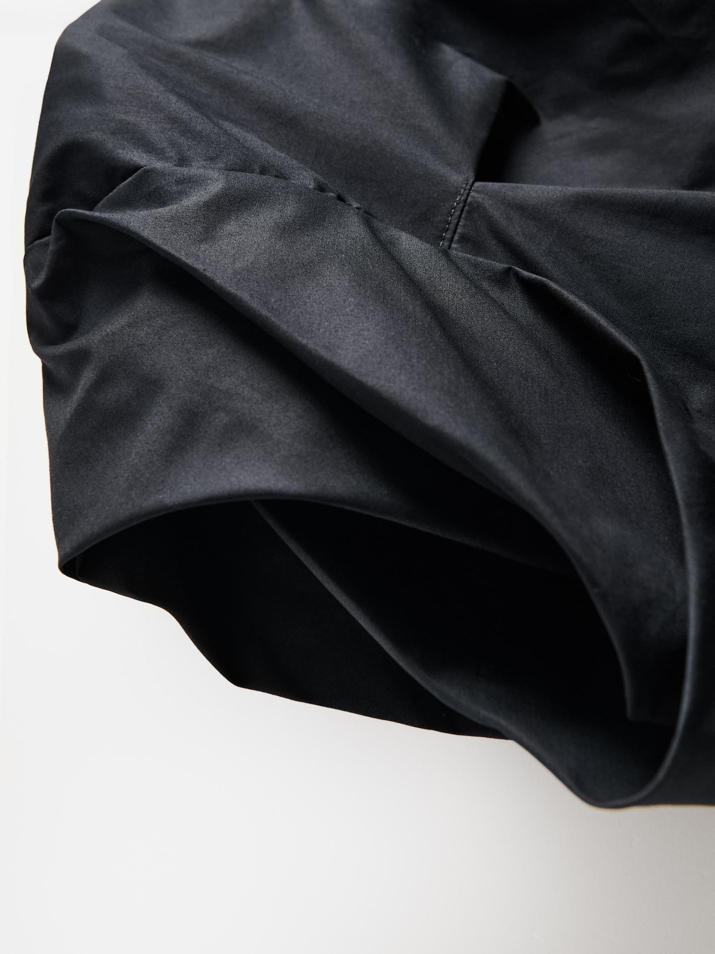 Black Shirt With Decorative Sleeves, Black, large image number 6
