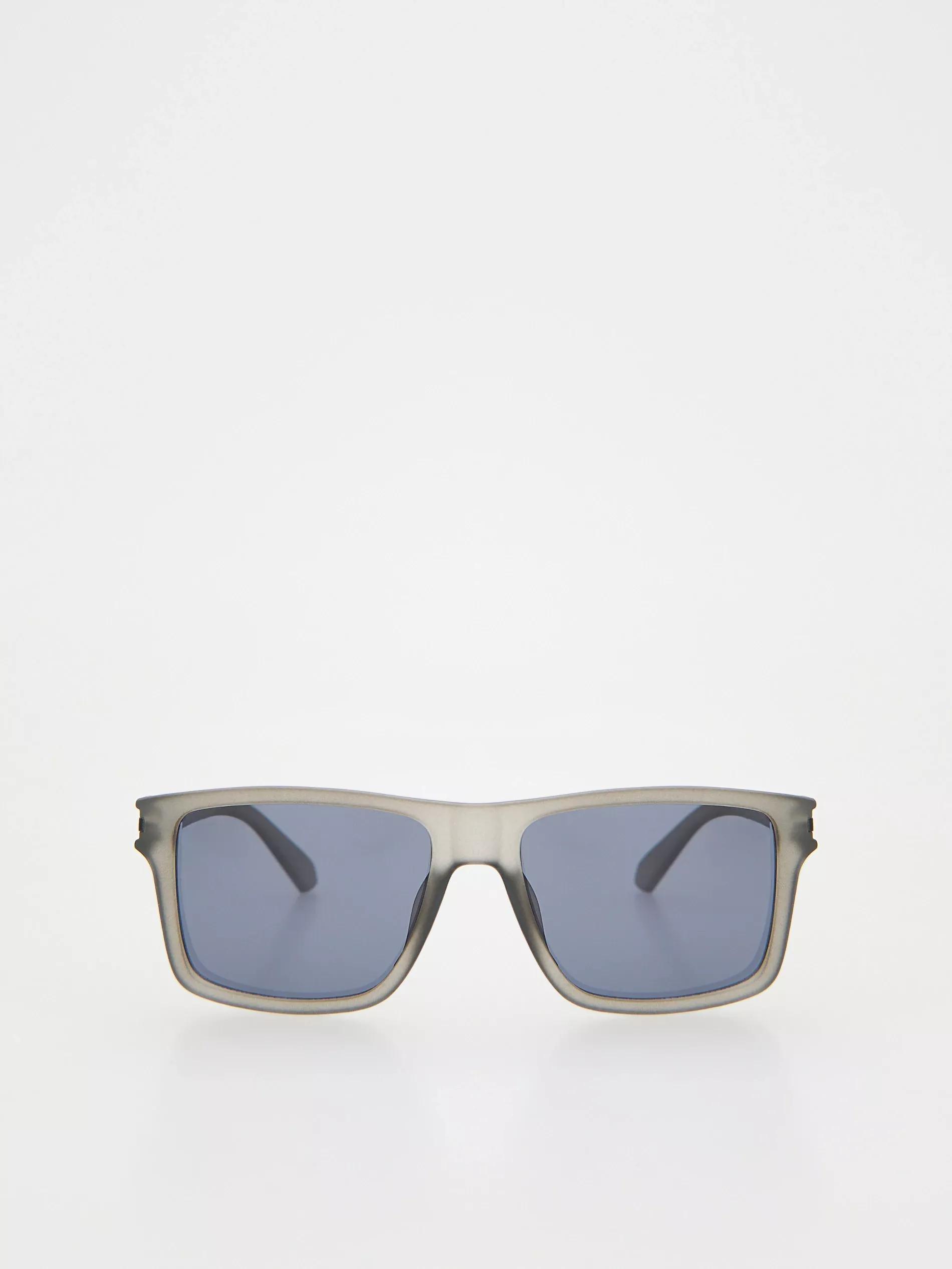 Grey Wayfarer Sunglasses, Grey, large image number 0