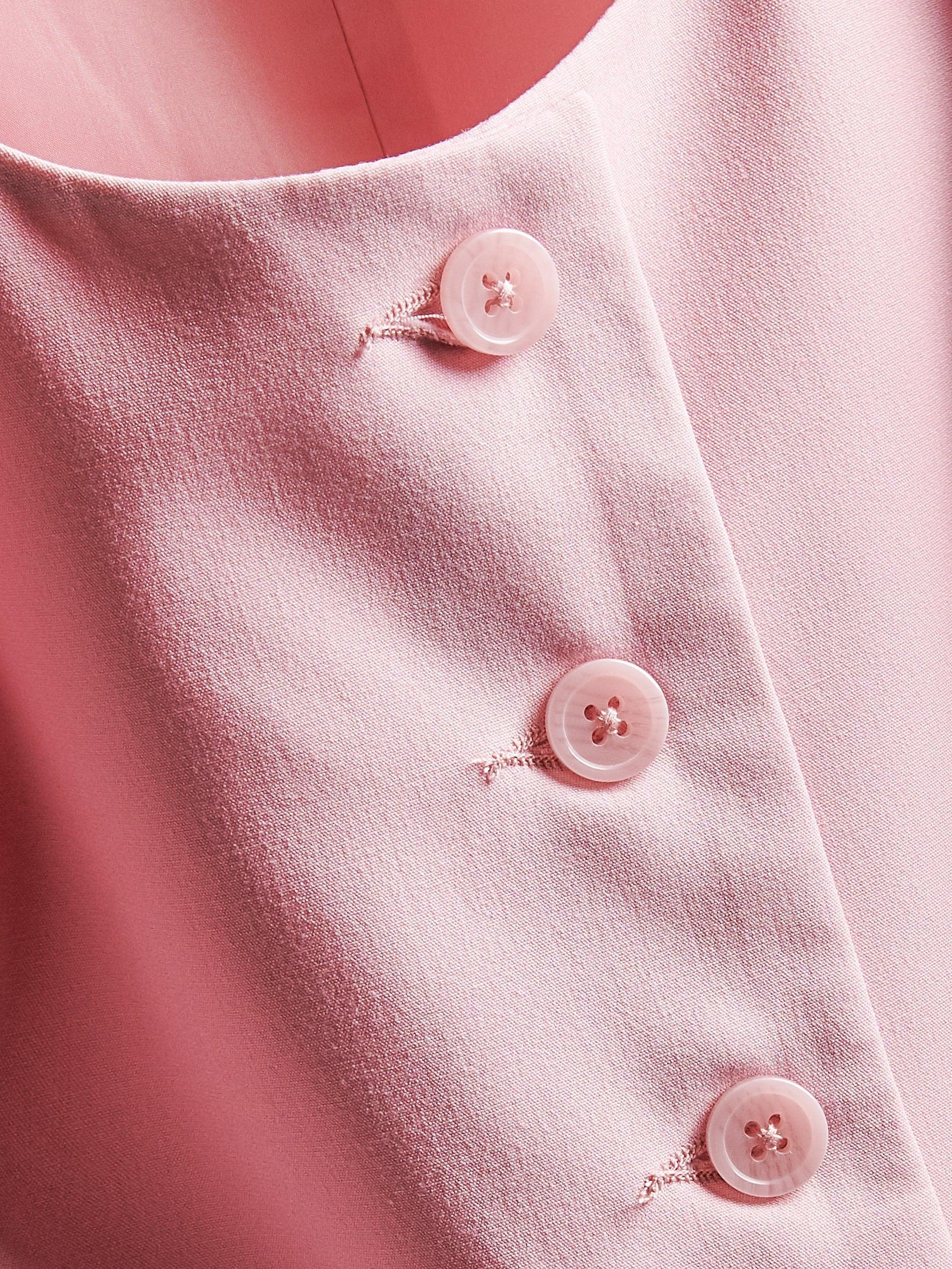 Pink Viscose Rich Vest, Pink, large image number 4