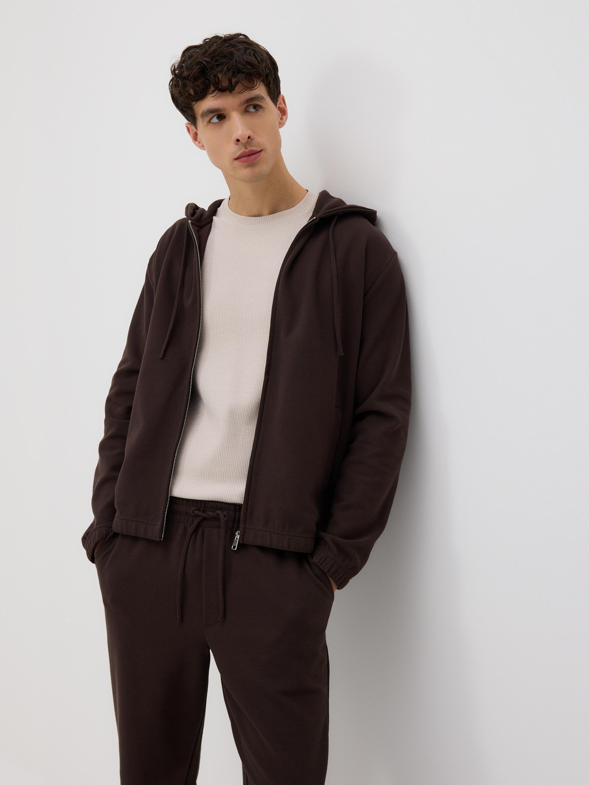 Brown Trousers With Tie Detail, Brown, medium