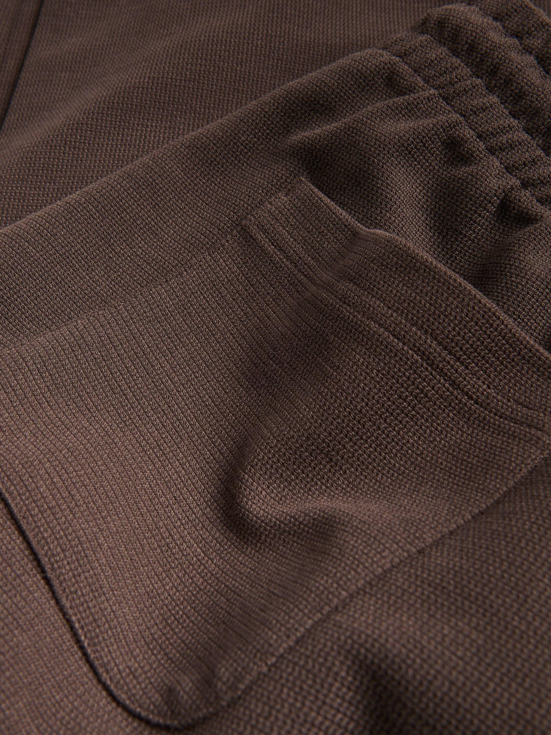 Brown Trousers With Tie Detail, Brown, large image number 5