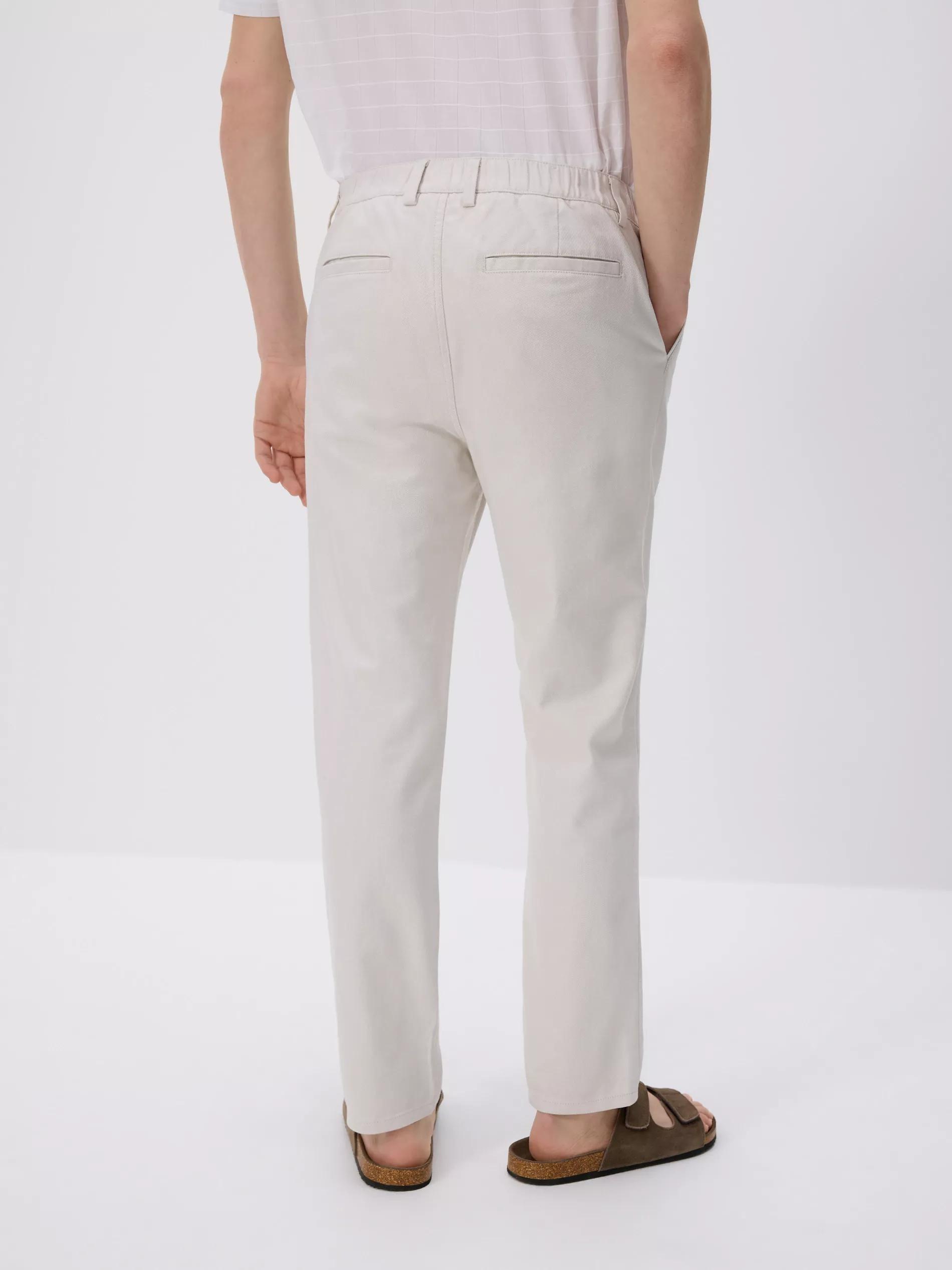 Beige Chino Slim Trousers, Beige, large image number 3