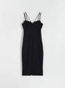 Reserved - Black Midi Dress