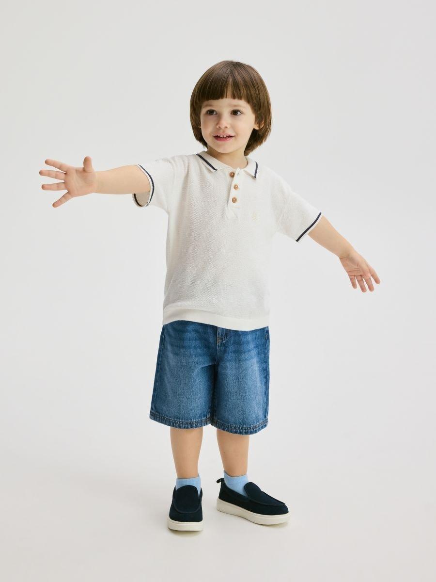 Cream Sweater, Kids Boy, , large image number 2