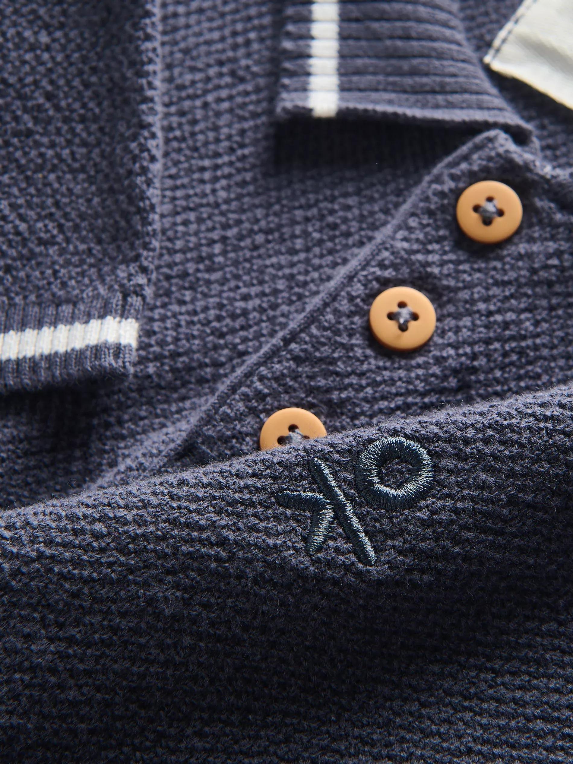 Navy Sweater, Kids Boy, Blue, medium