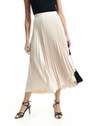Reserved - Beige Pleated Skirt