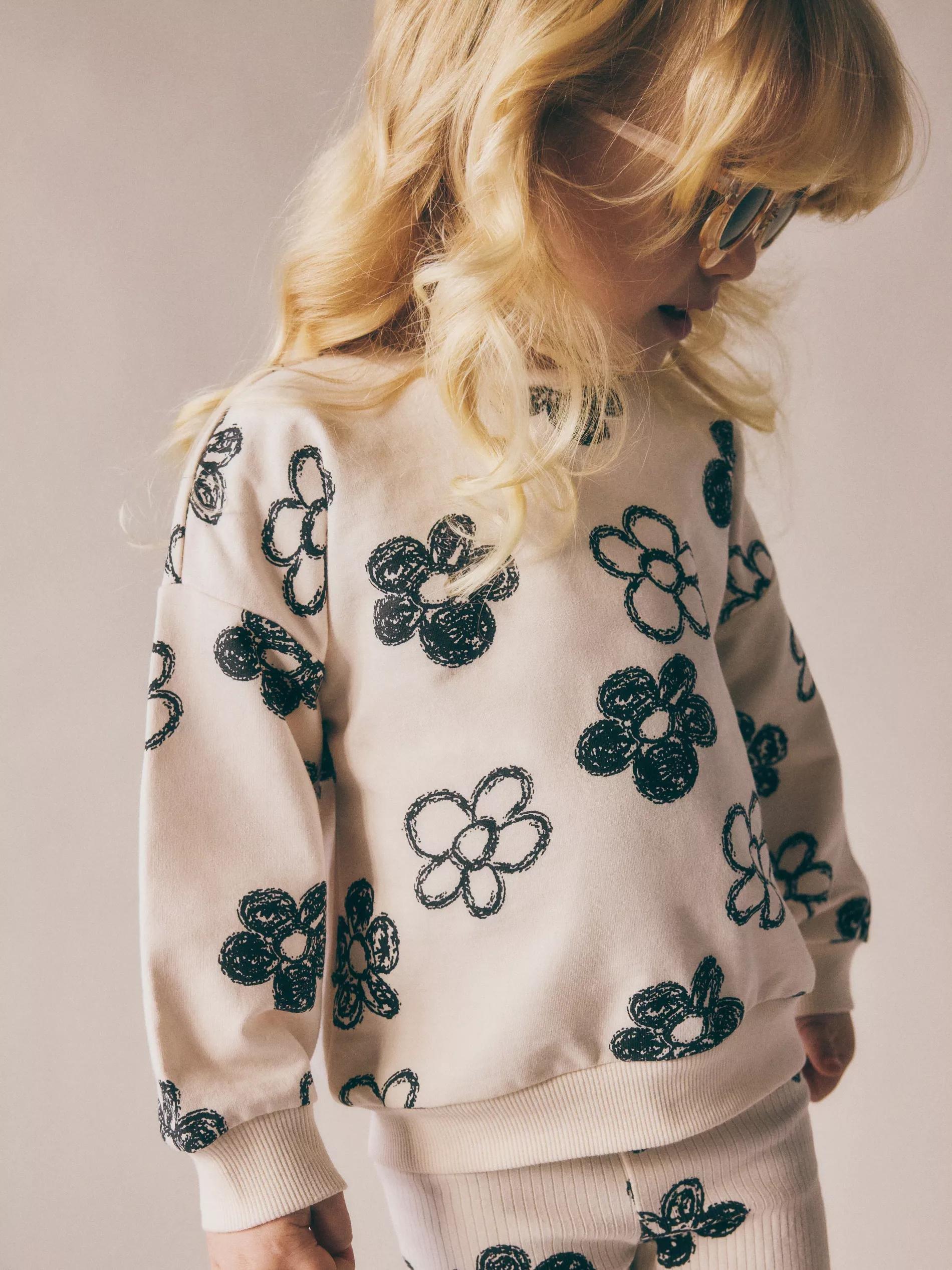 Cream Blouse & Trousers, Kids Unisex, , large image number 1