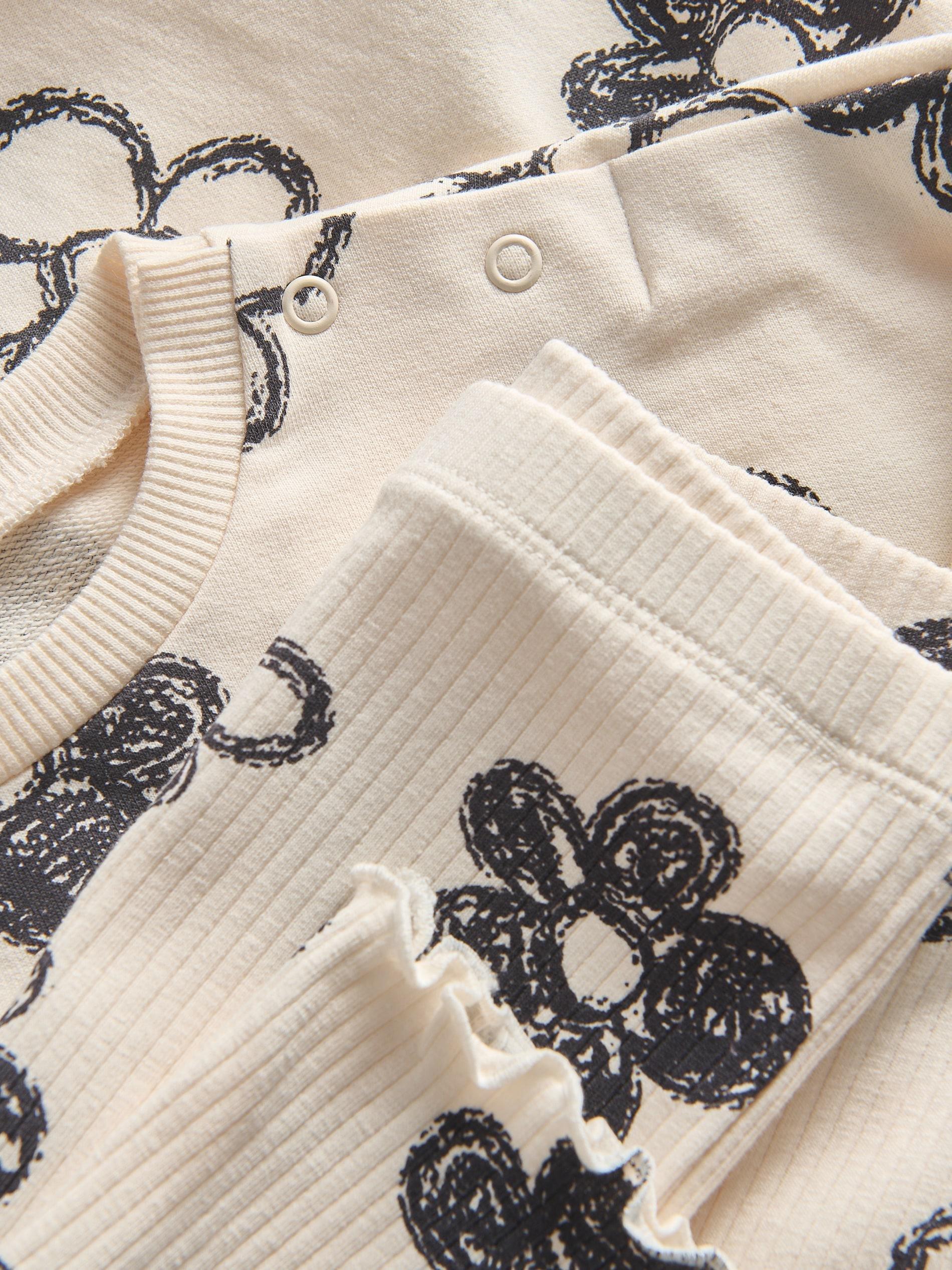 Cream Blouse & Trousers, Kids Unisex, , large image number 3