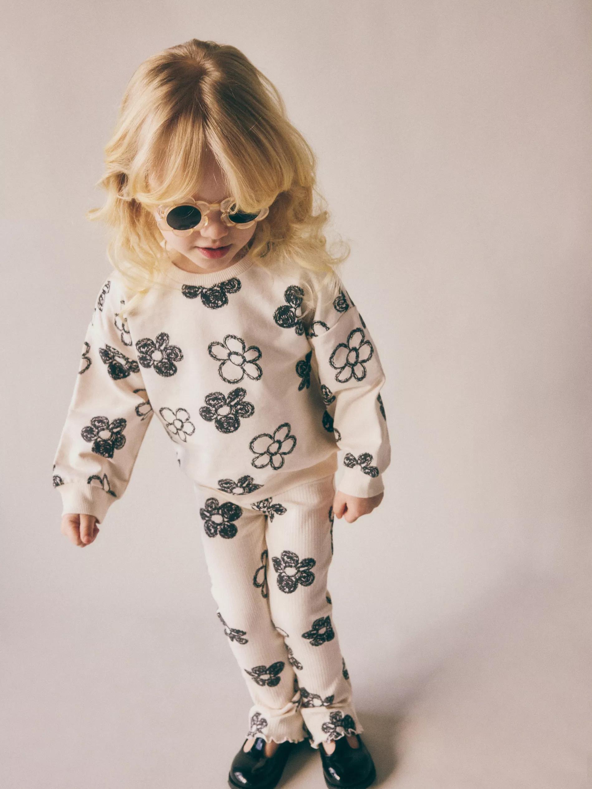 Cream Blouse & Trousers, Kids Unisex, , large image number 4
