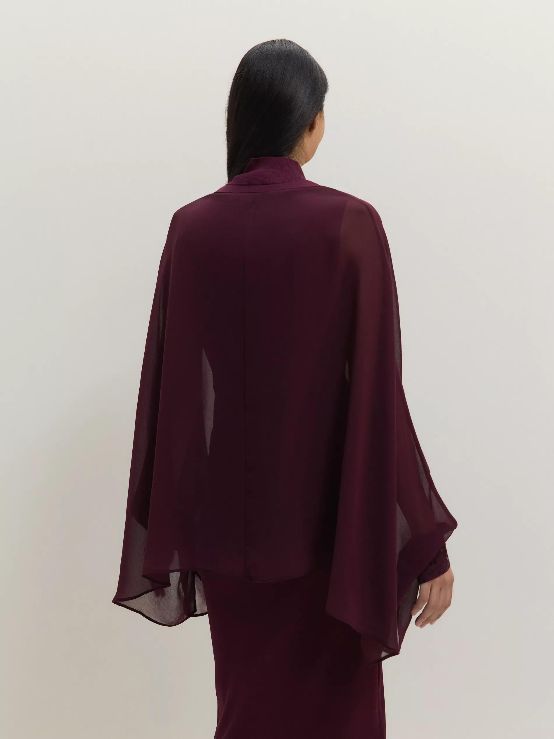 Maroon Poncho, , large image number 4