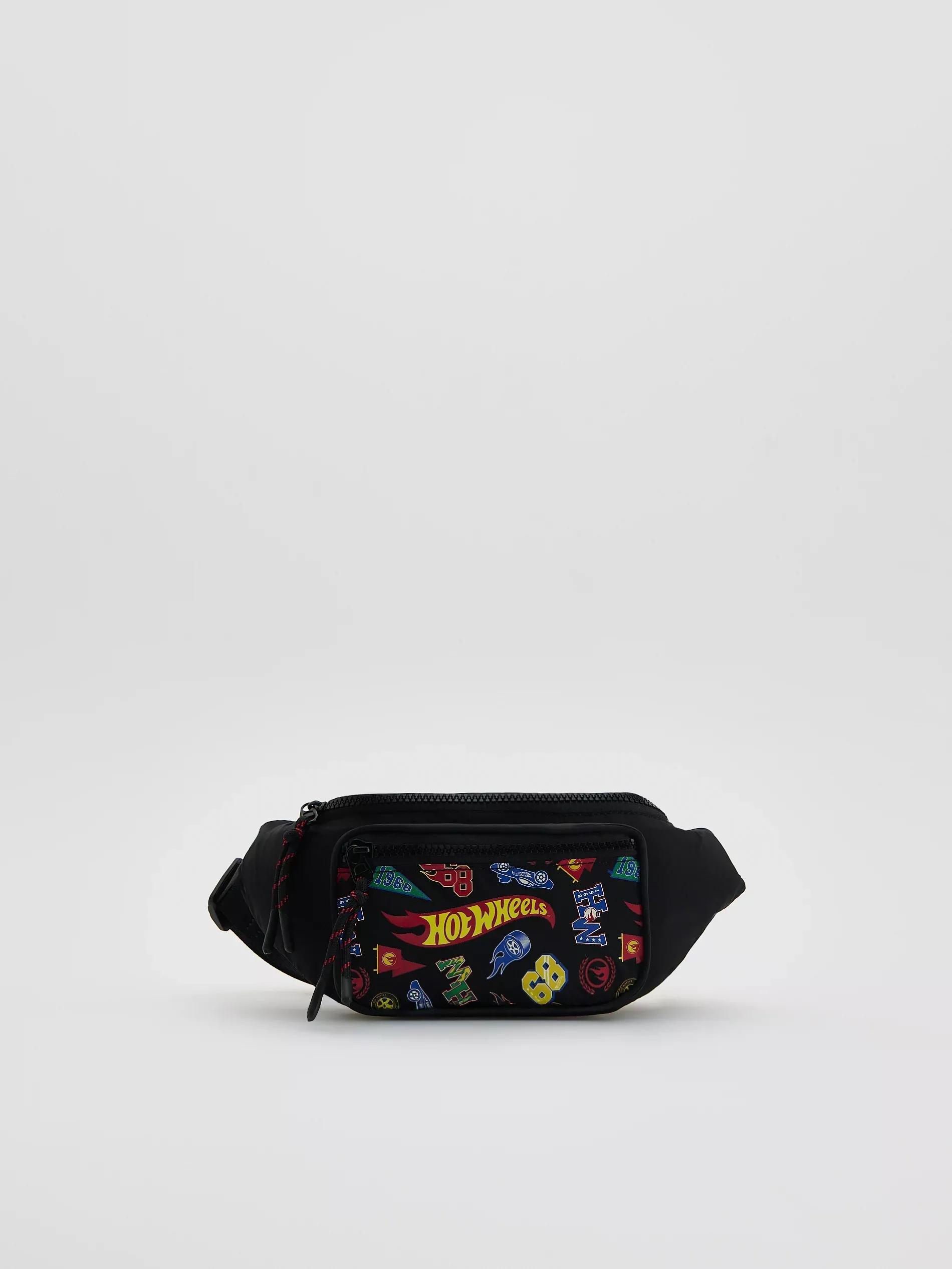 Black Hot Wheels Bum Bag, Black, large image number 0