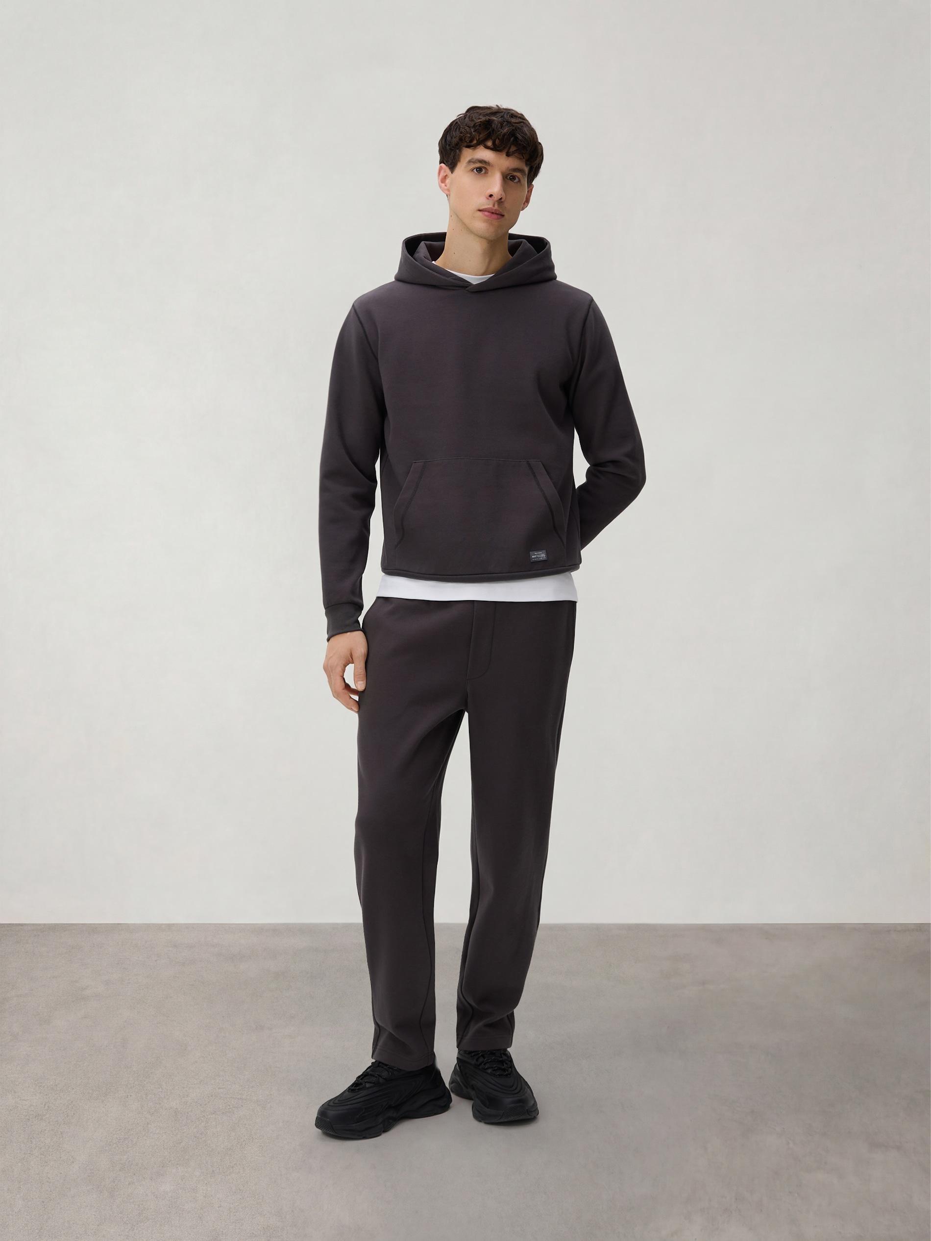 Grey Regular Fit Tracksuit Bottoms, Grey, large image number 0