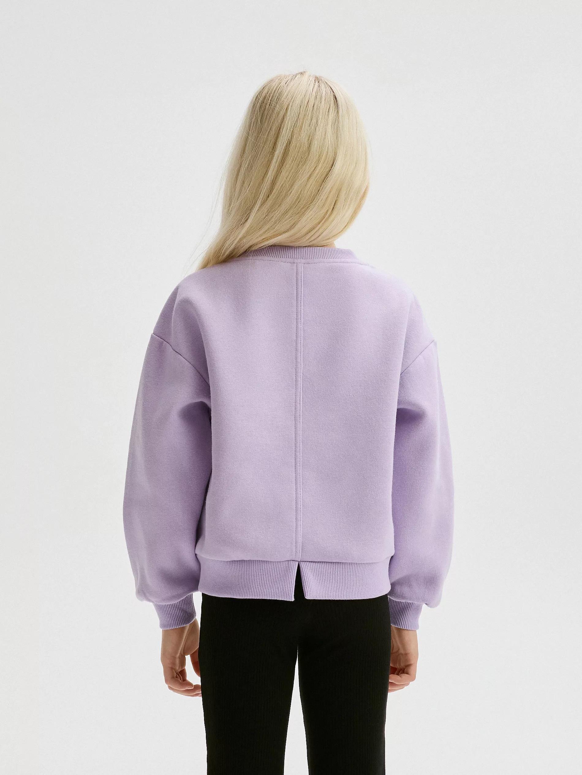 Lavender Sports Blouse With Applique, , large image number 1