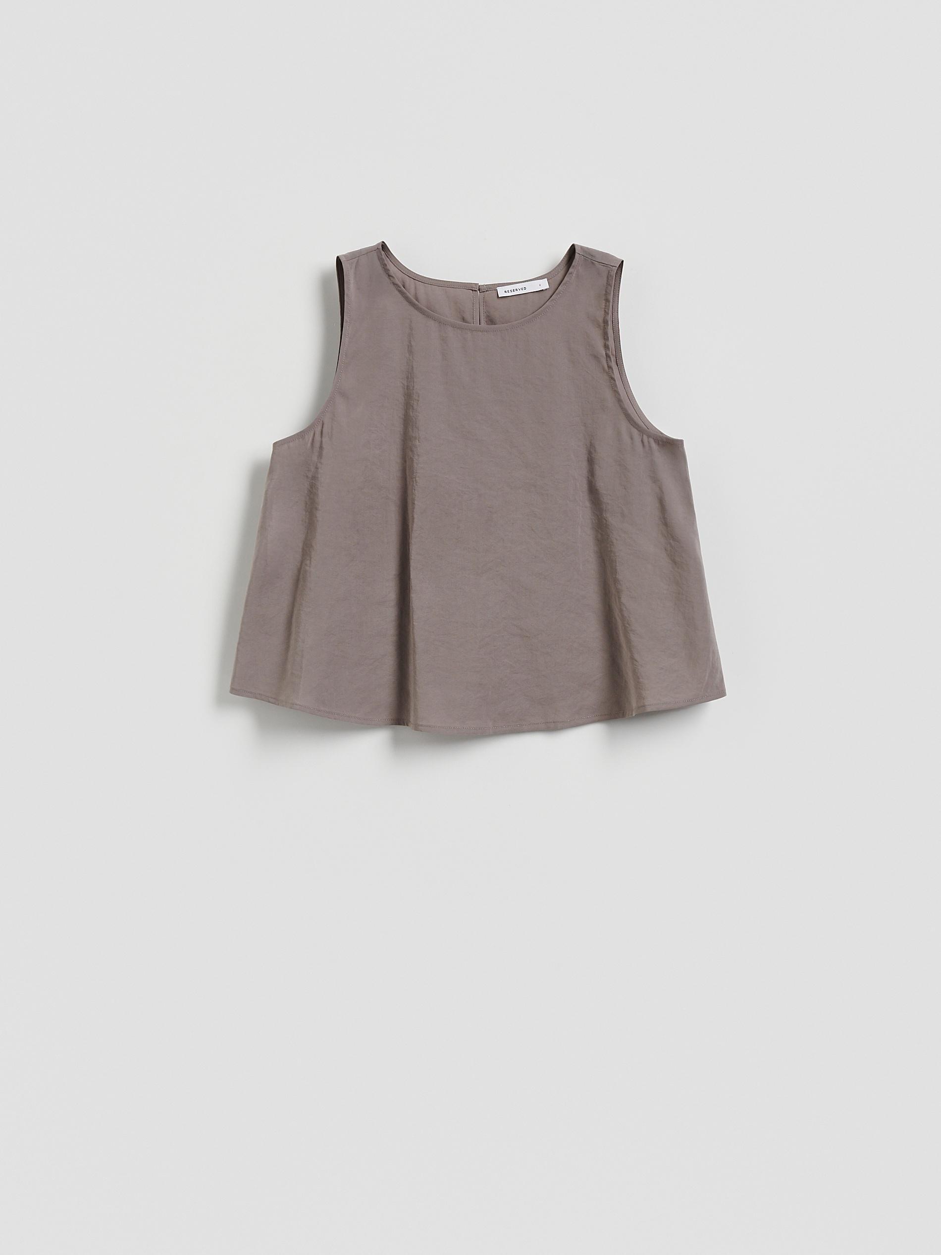 Beige Modal Rich Top, Beige, large image number 4