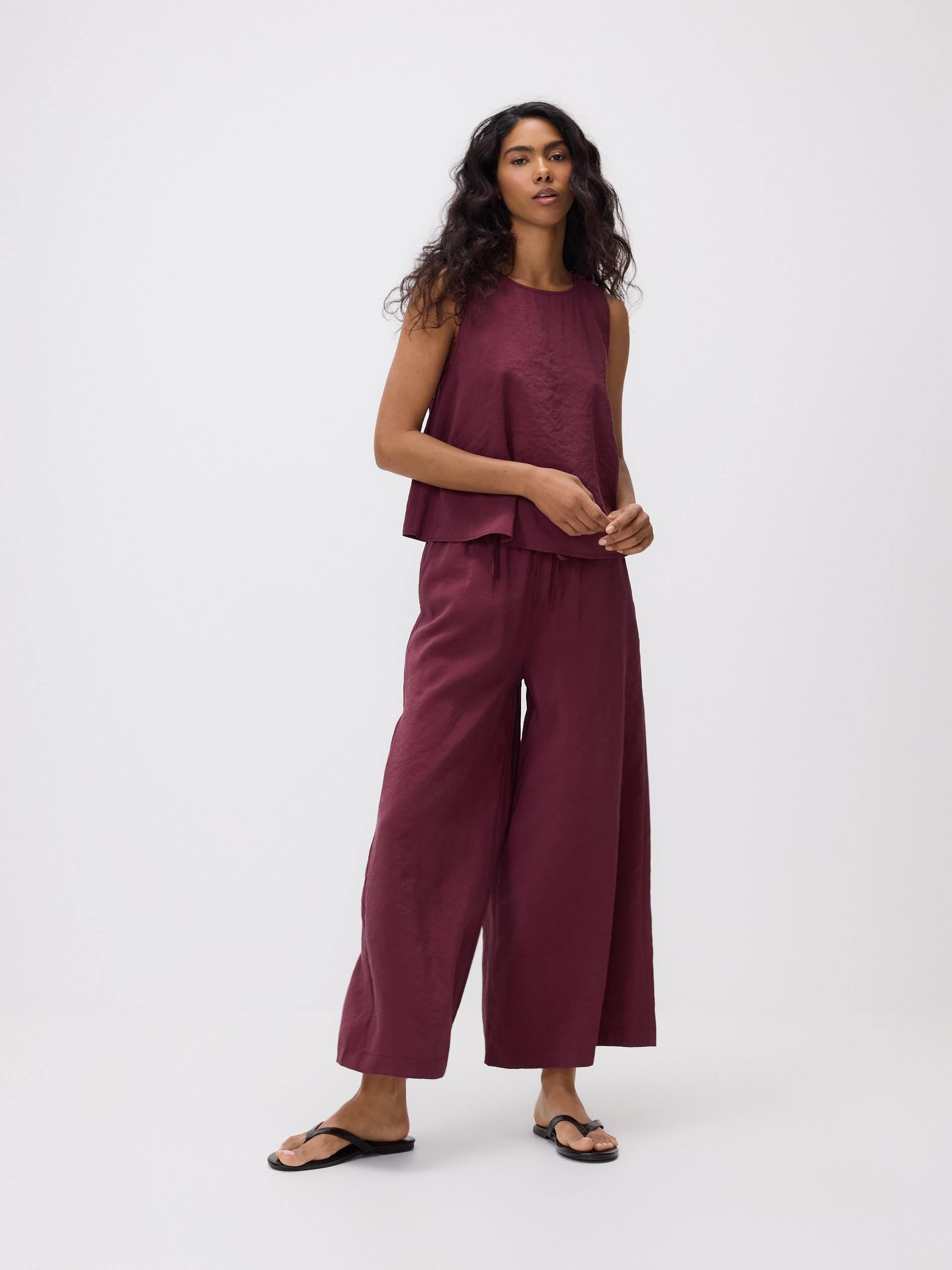 Maroon Modal Rich Top, Burgundy, medium