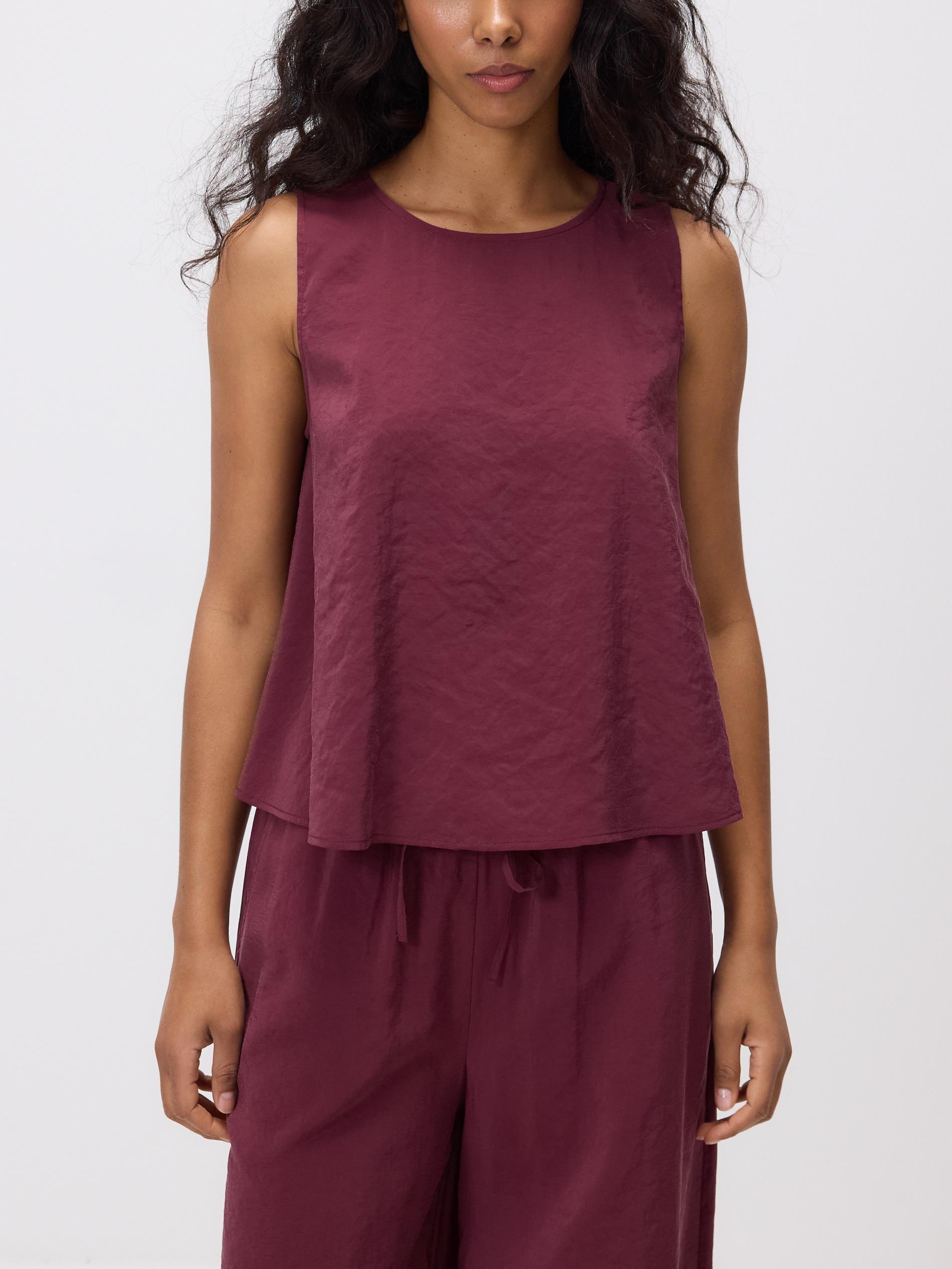 Maroon Modal Rich Top, Burgundy, large image number 3