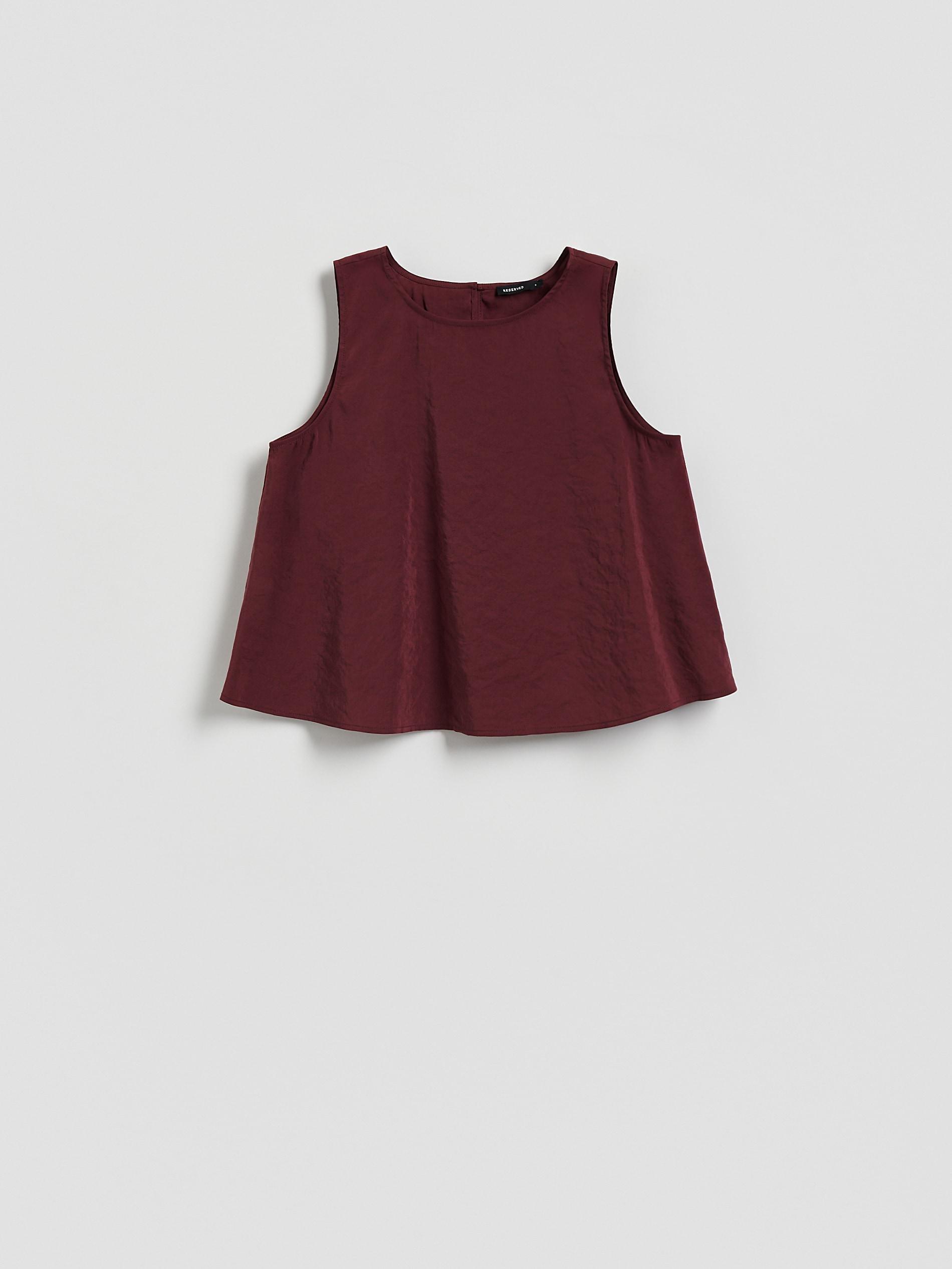 Maroon Modal Rich Top, Burgundy, large image number 4