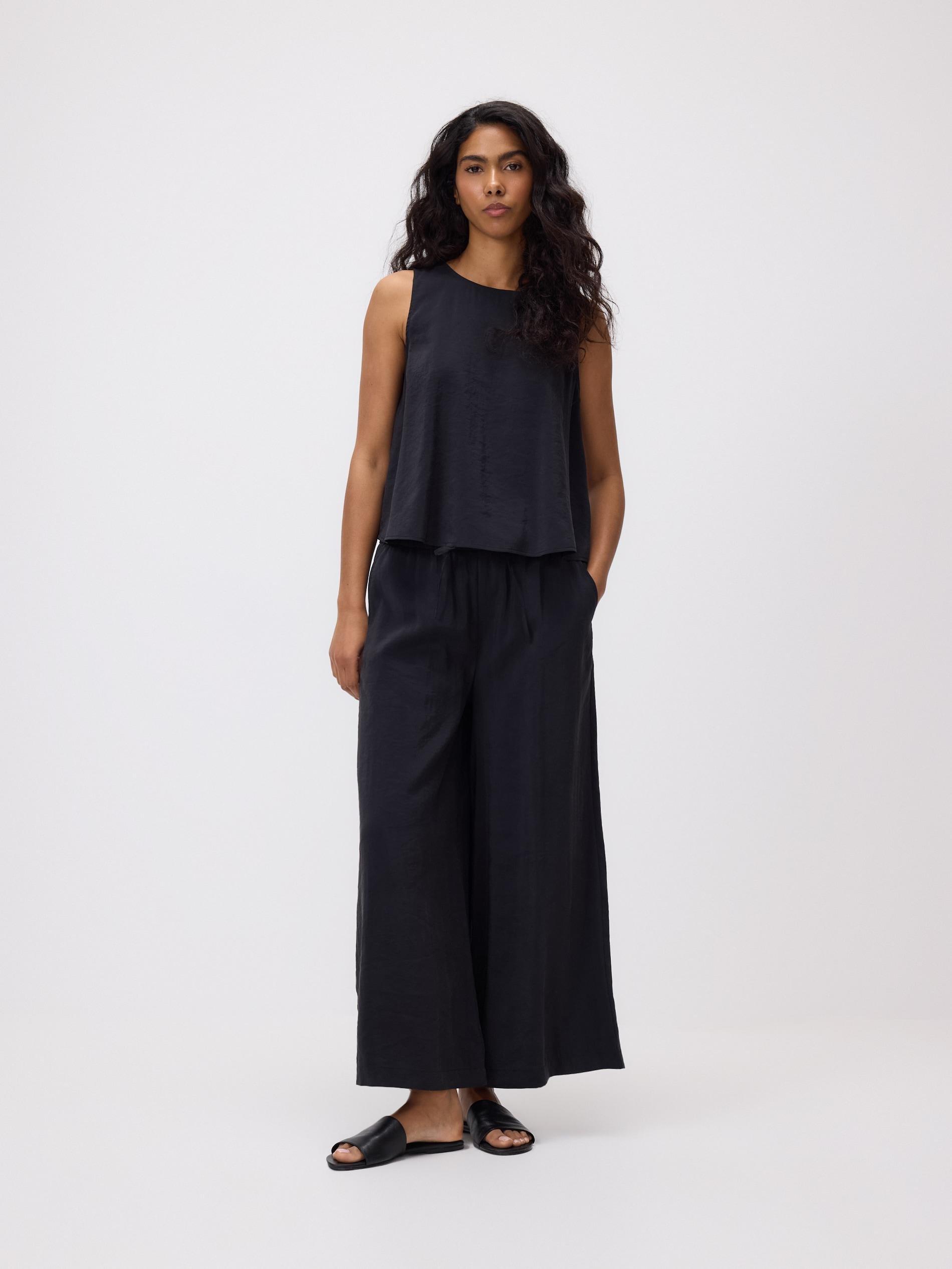 Black Modal Rich Top, Black, large image number 1