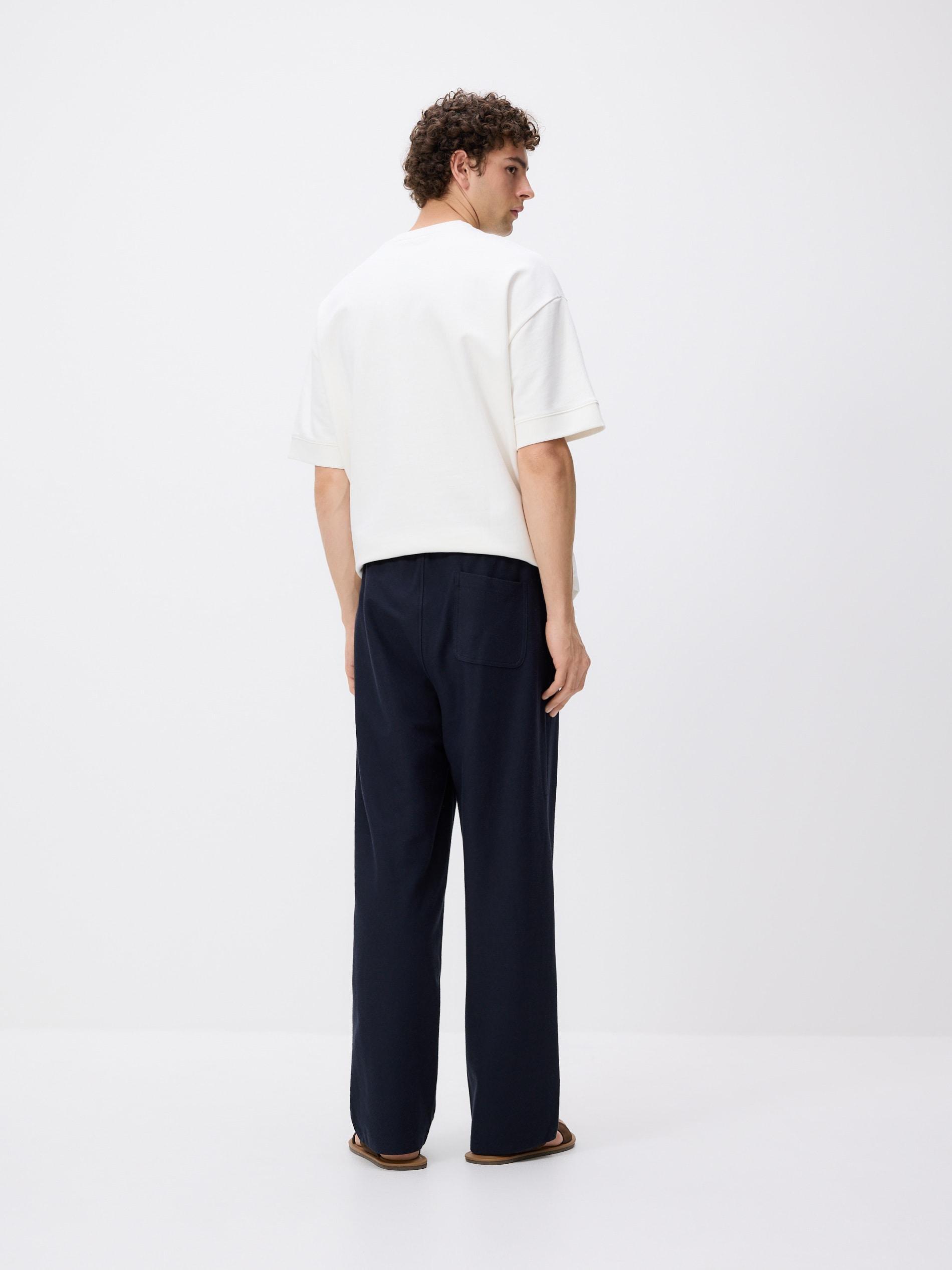 Navy Trousers, Navy, large image number 2