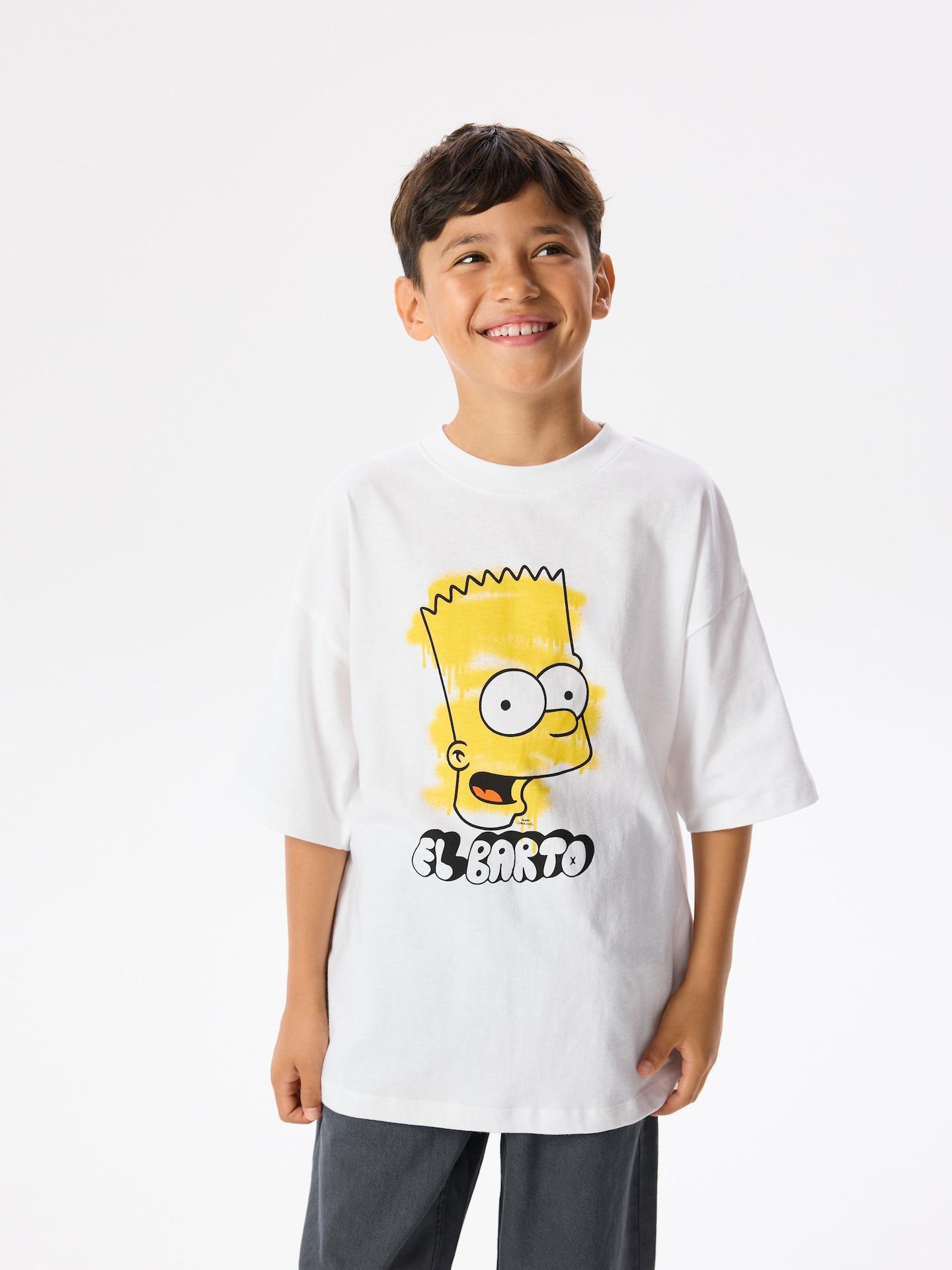 White The Simpsons T-Shirt, White, large image number 4