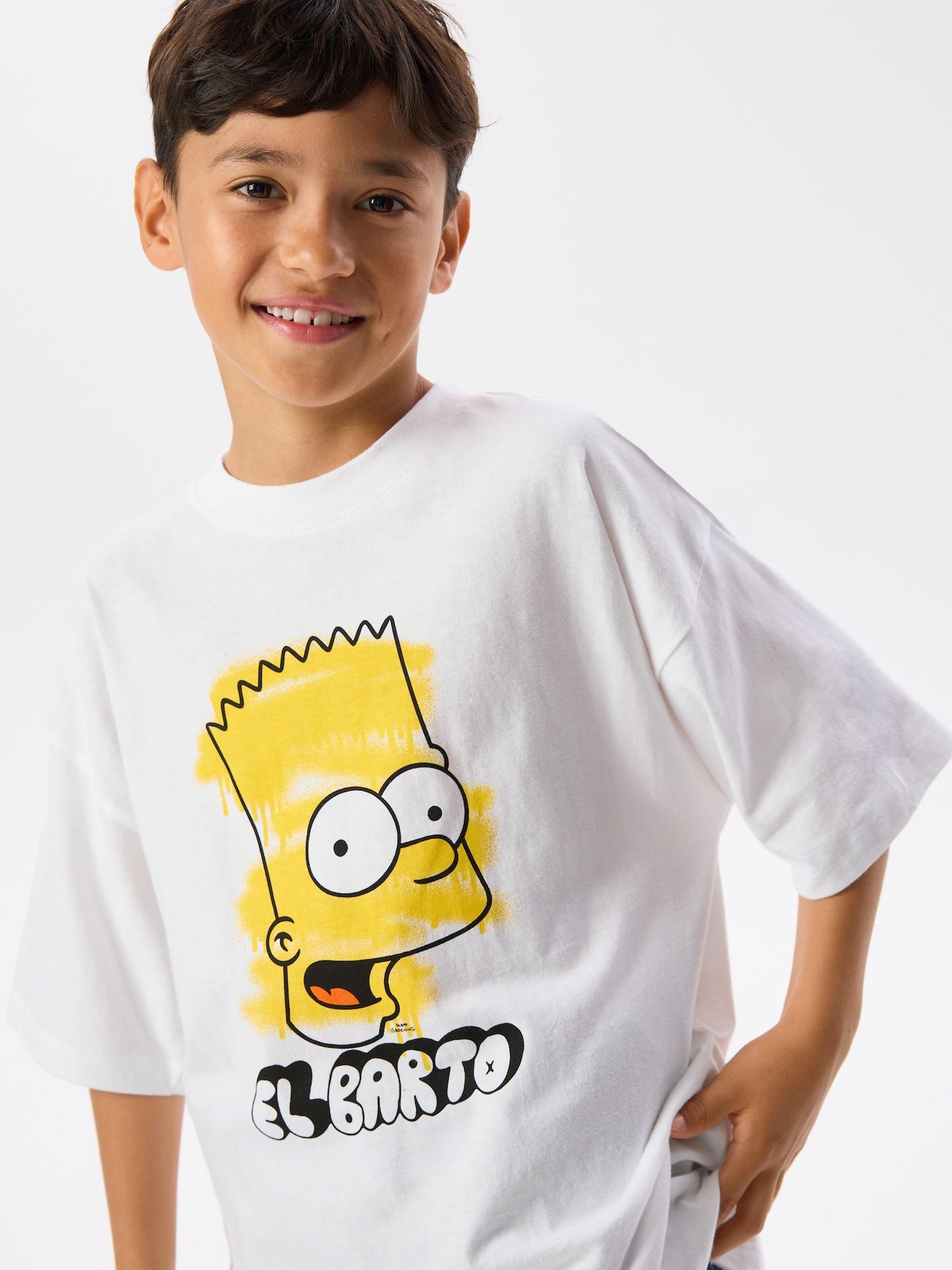 White The Simpsons T-Shirt, White, large image number 5