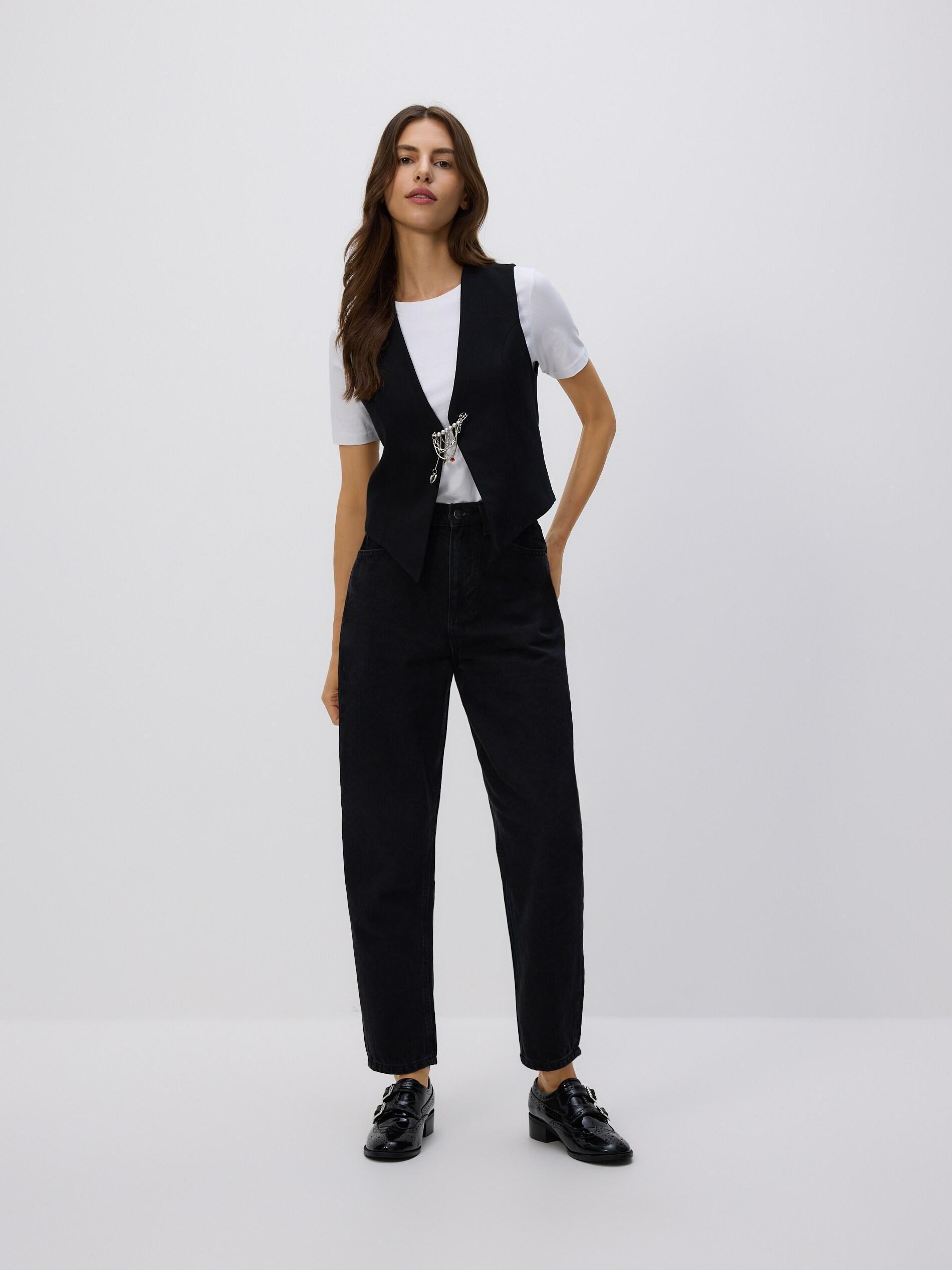 BLACK Mom fit jeans, Black, large image number 2