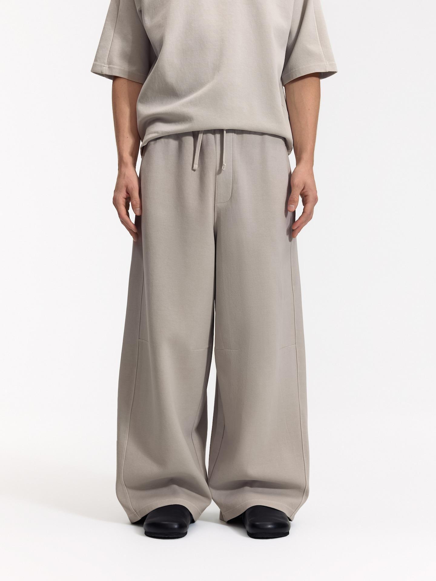 Grey Loose Trousers, Light grey, medium