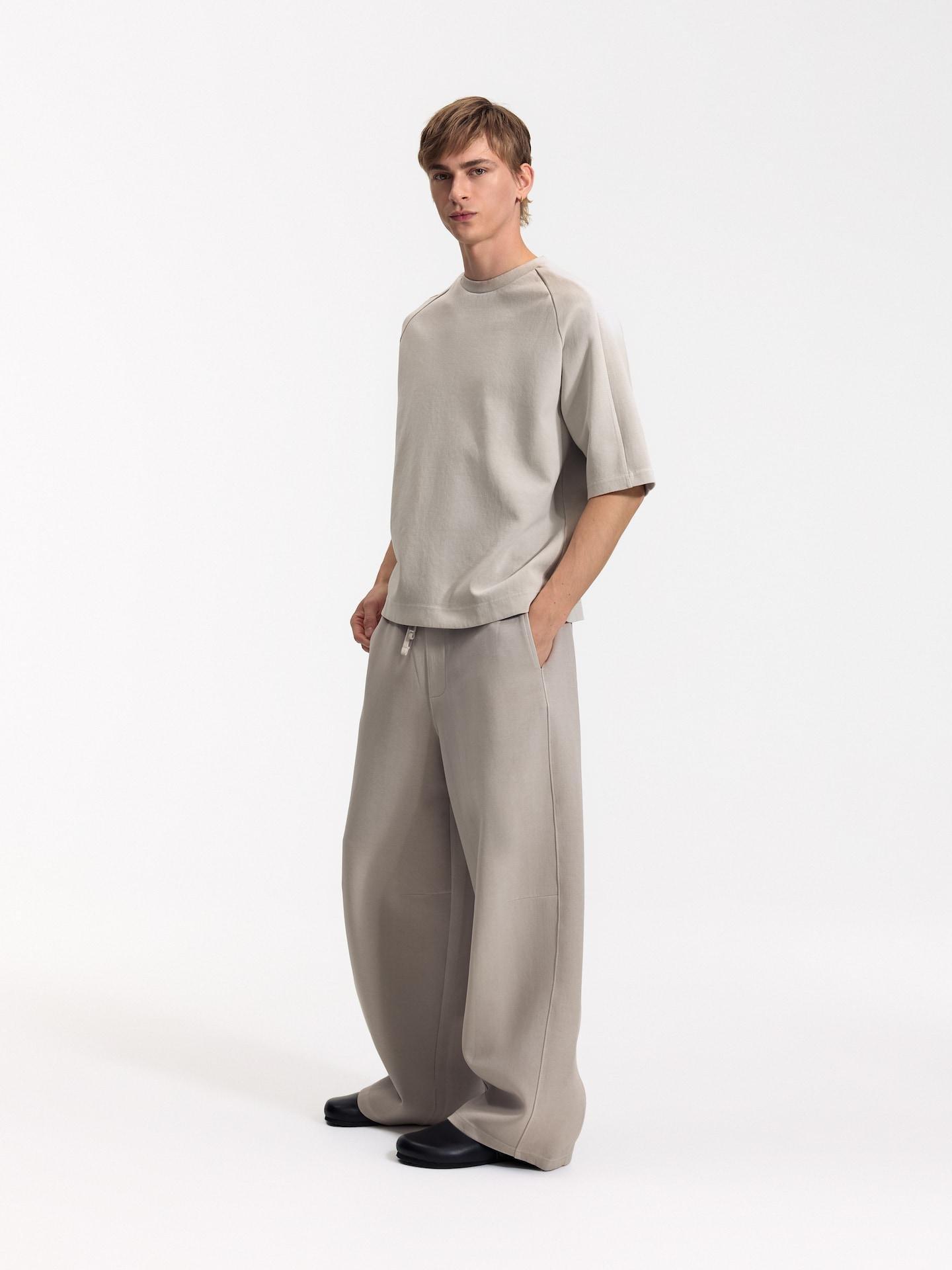 Grey Loose Trousers, Light grey, large image number 3