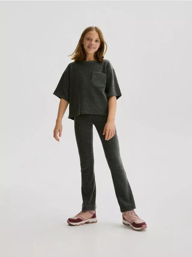 Grey Blouse,Kids Girl, , large image number 0