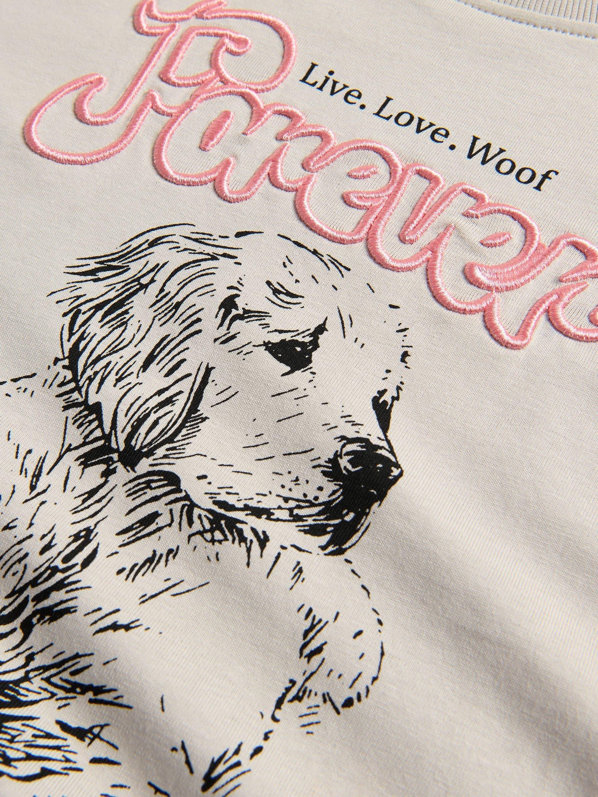 Grey T-Shirt With Embroidered Slogan, , large image number 1