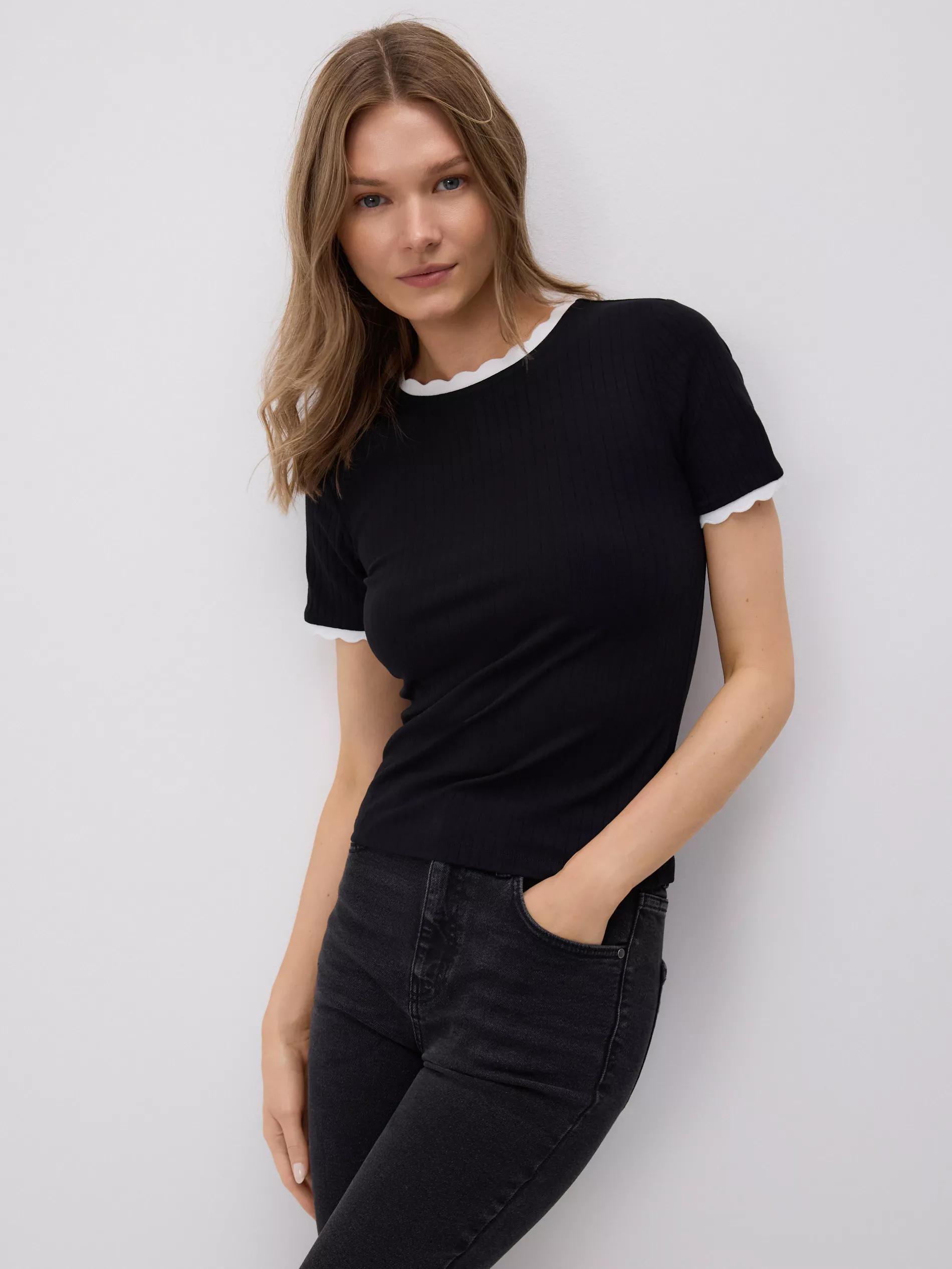 Black Blouse, Black, medium