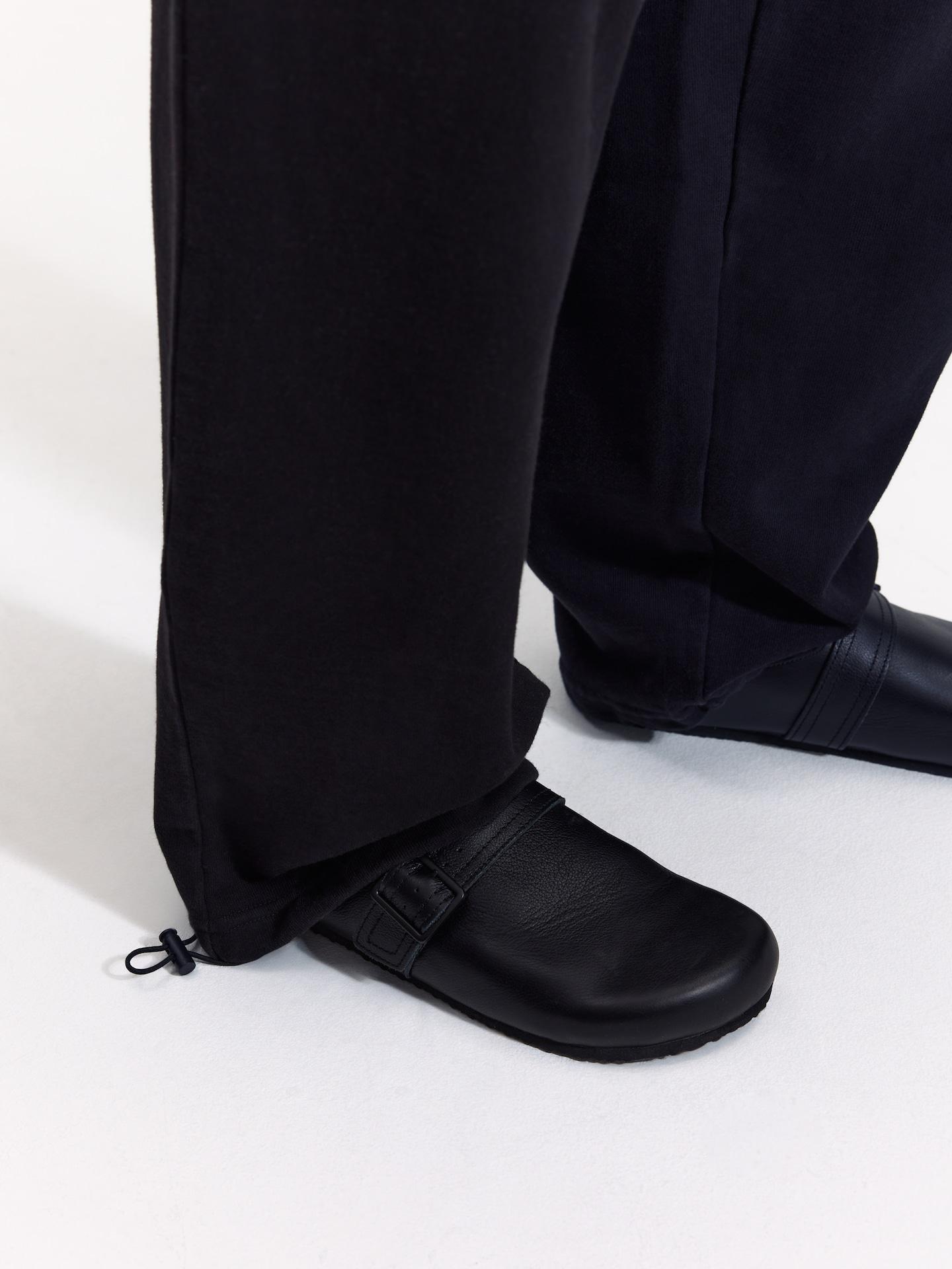 Black Loose Trousers, Black, medium